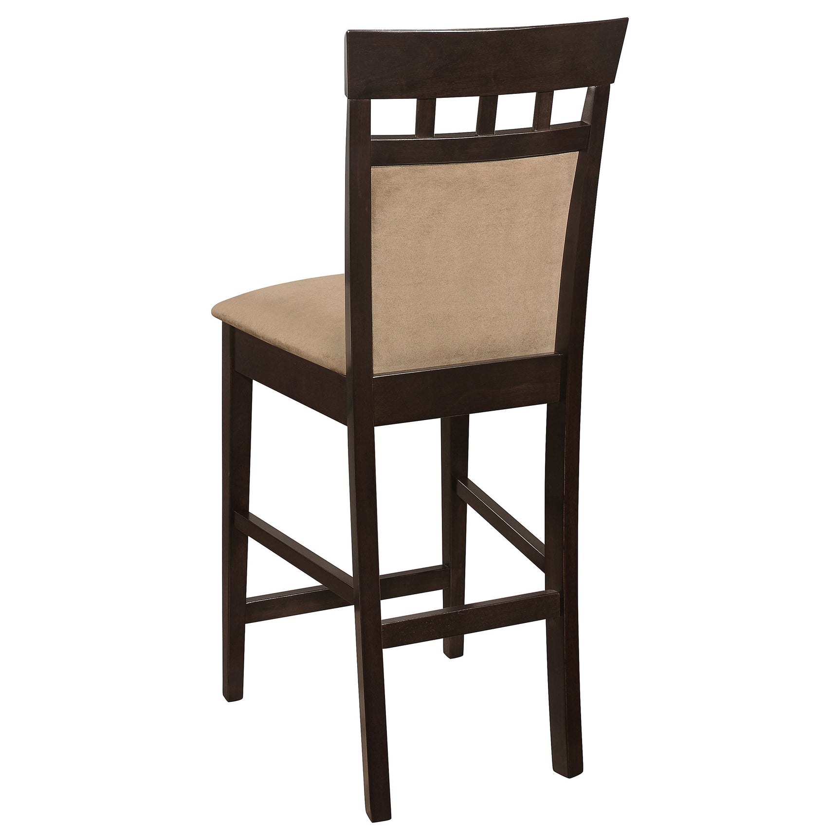 Gabriel Closed Back Counter Chair Cappuccino (Set of 2) - Tampa Furniture Outlet