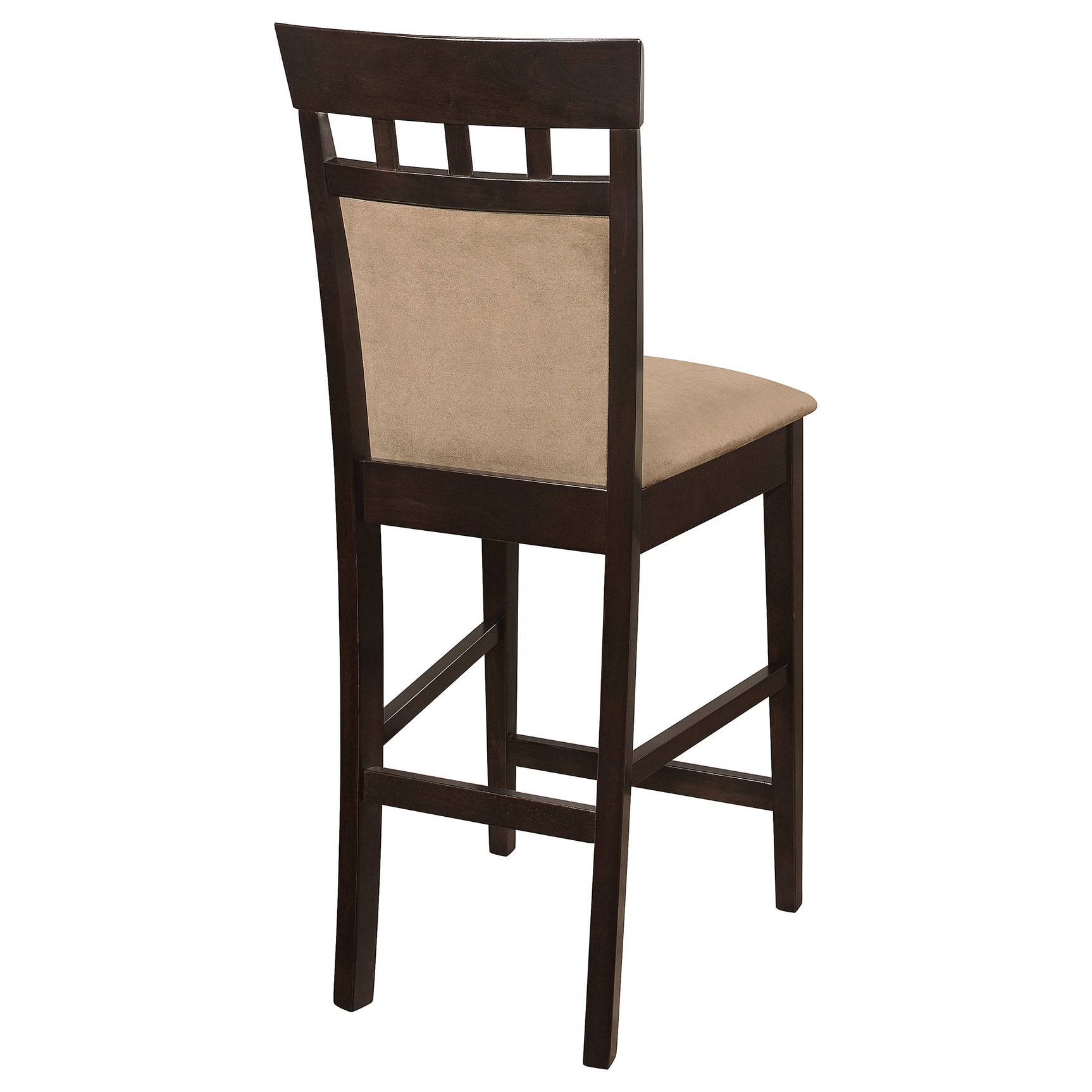 Gabriel Closed Back Counter Chair Cappuccino (Set of 2) - Tampa Furniture Outlet