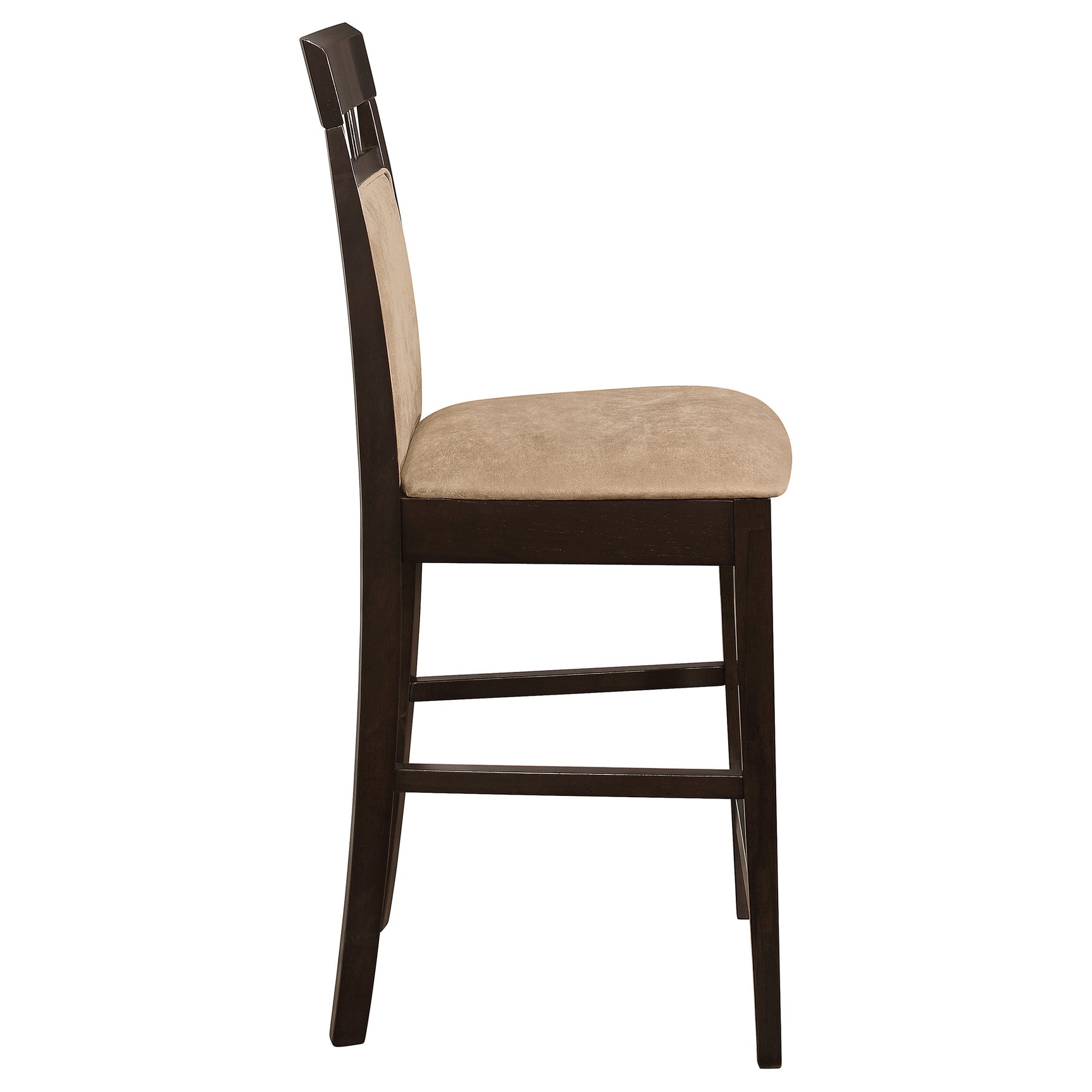 Gabriel Closed Back Counter Chair Cappuccino (Set of 2) - Tampa Furniture Outlet