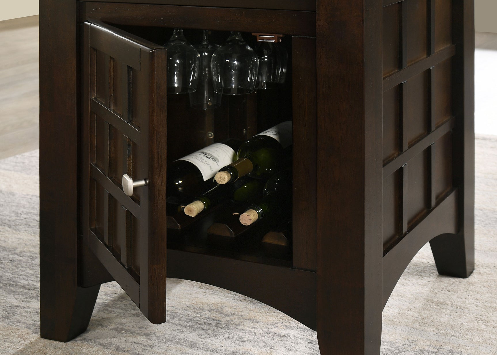 Gabriel 52-inch Counter Height Dining Table Cappuccino - Tampa Furniture Outlet