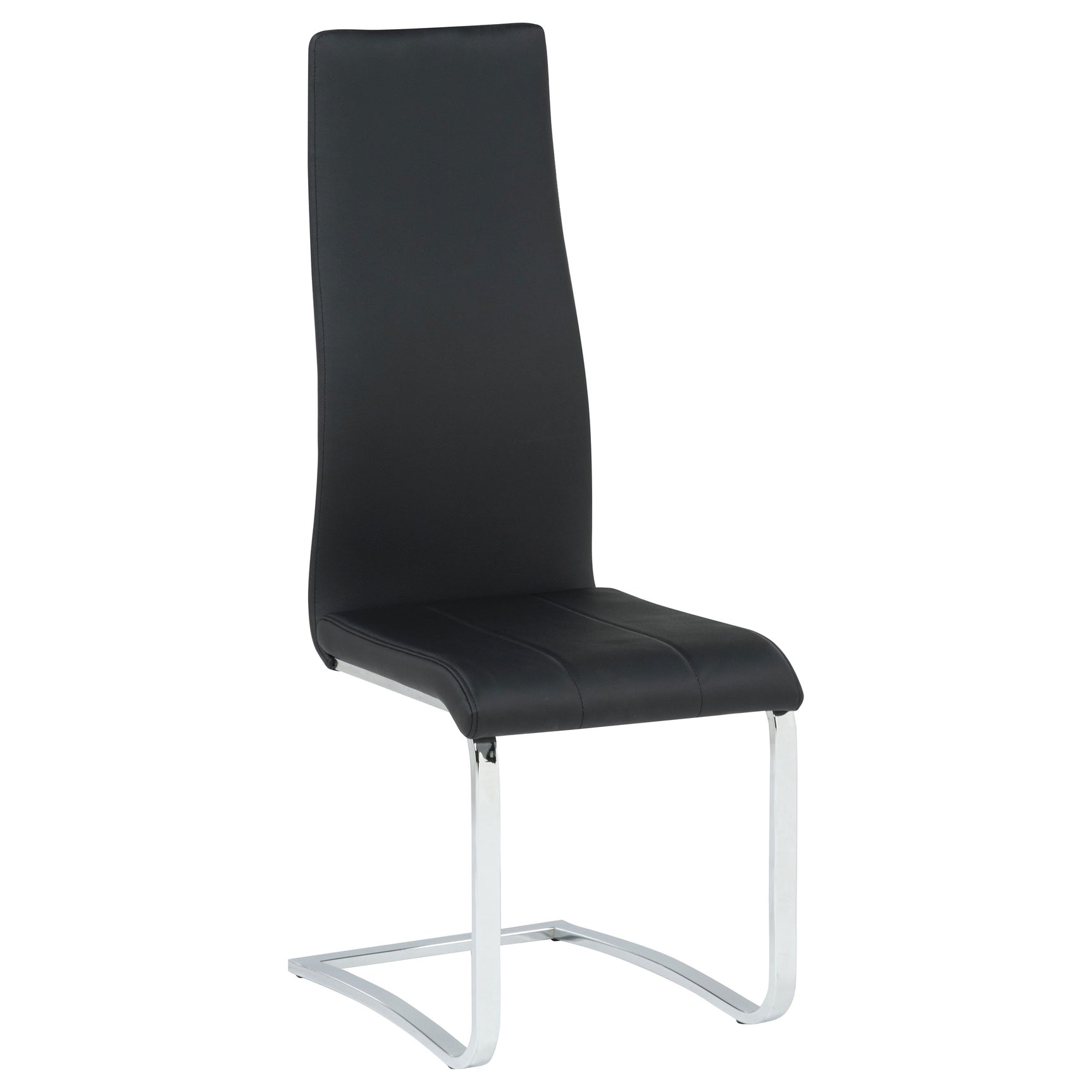 Montclair Upholstered Dining Side Chair Black (Set of 4) - Tampa Furniture Outlet
