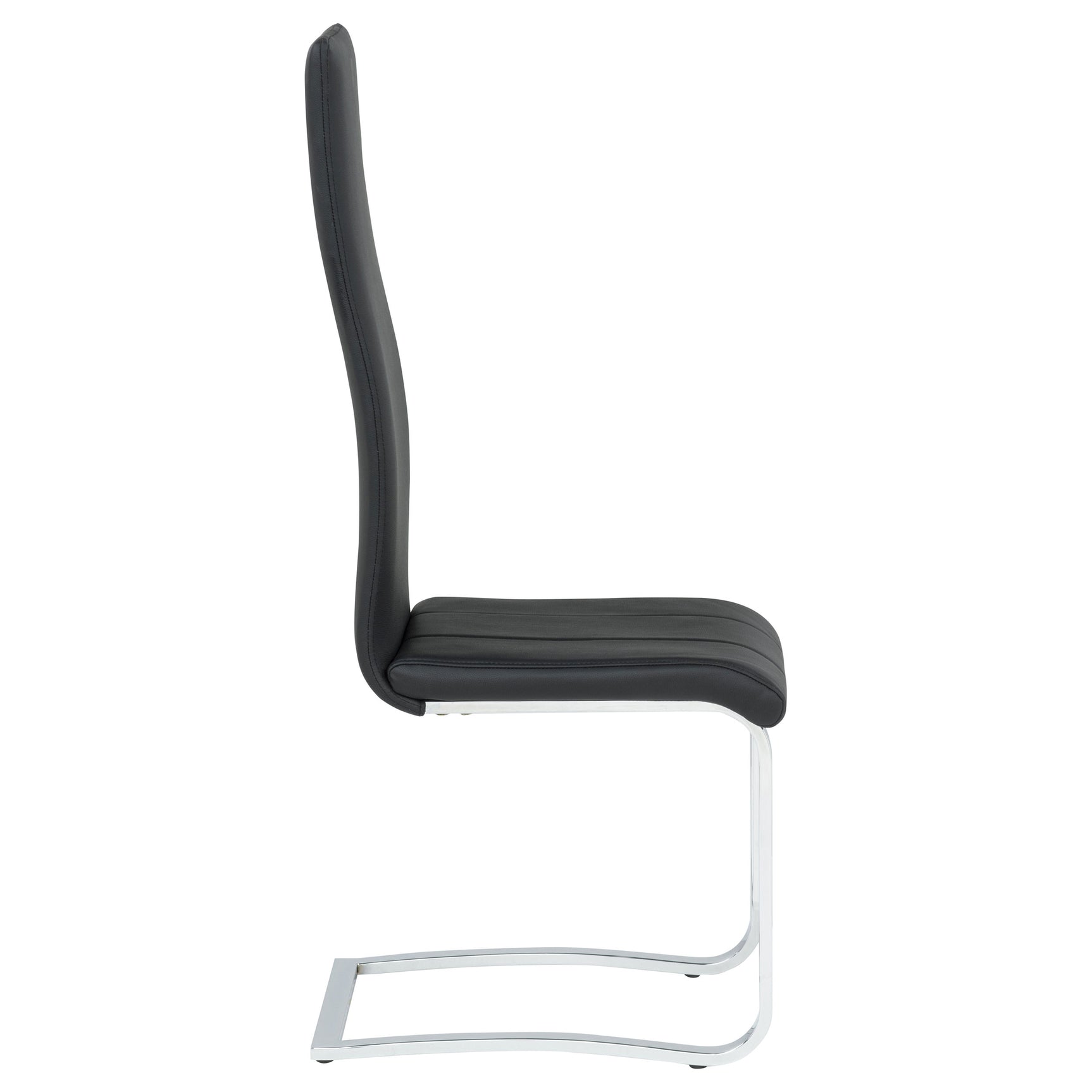 Montclair Upholstered Dining Side Chair Black (Set of 4) - Tampa Furniture Outlet