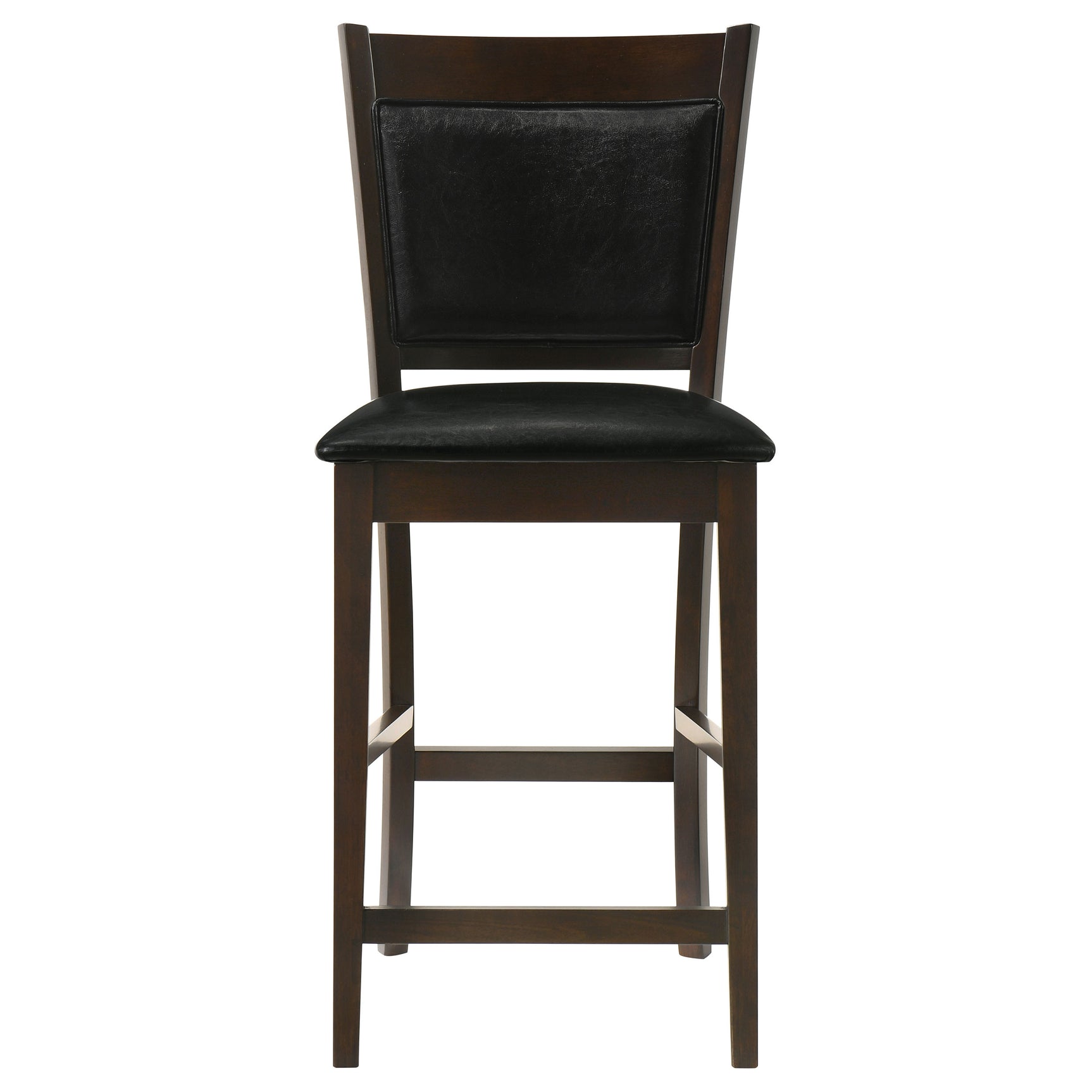 Jaden Upholstered Counter Chair Espresso (Set of 2) - Tampa Furniture Outlet