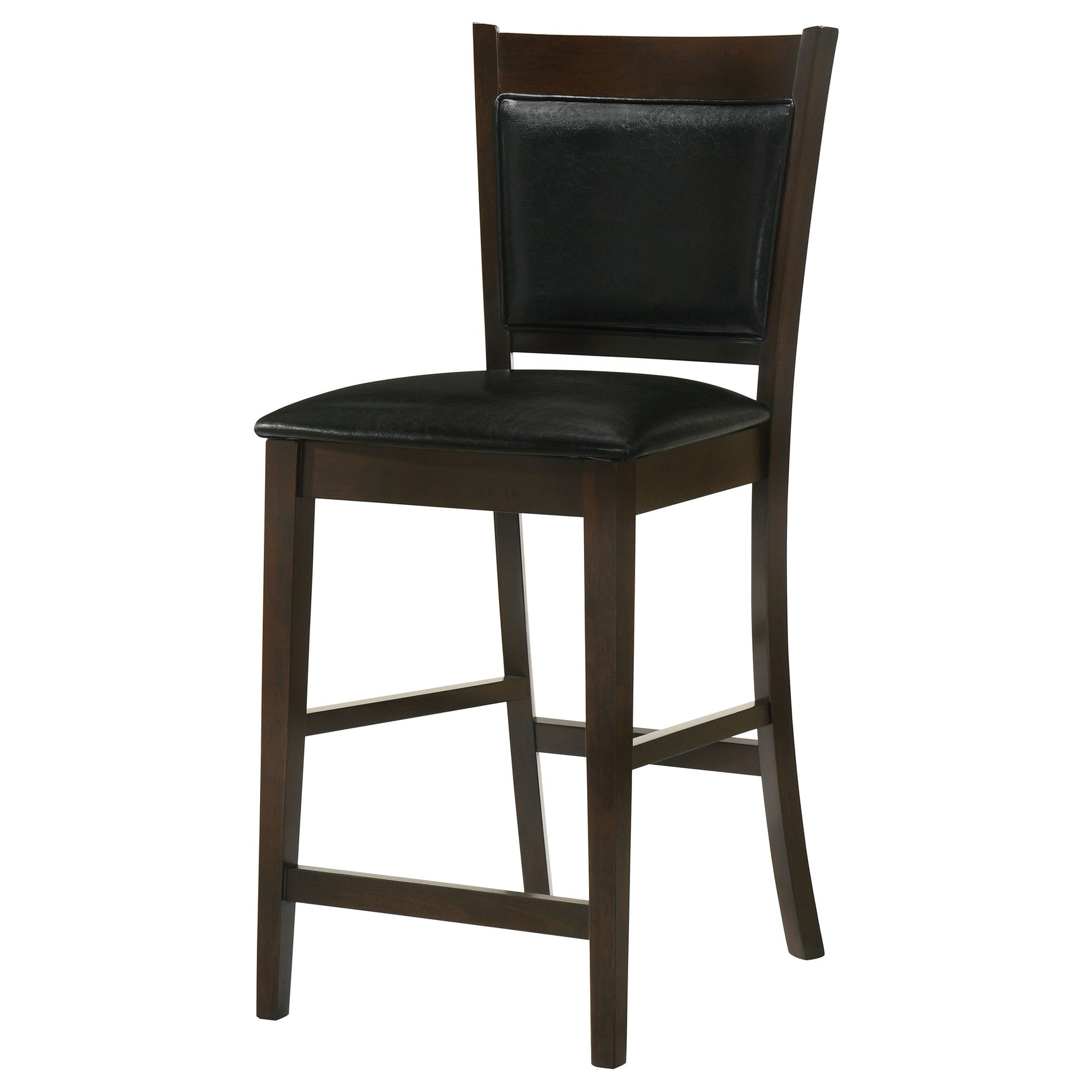 Jaden Upholstered Counter Chair Espresso (Set of 2) - Tampa Furniture Outlet