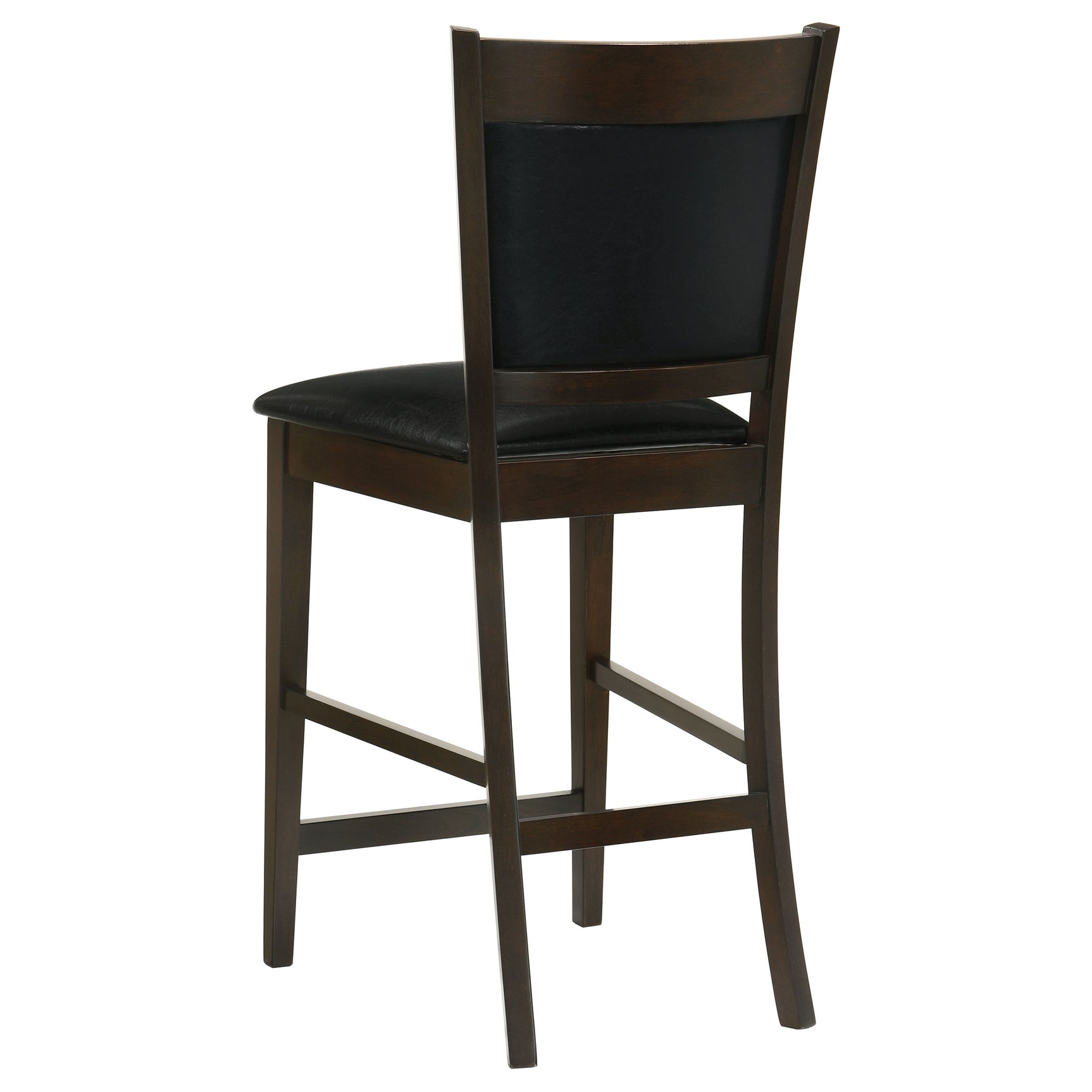 Jaden Upholstered Counter Chair Espresso (Set of 2) - Tampa Furniture Outlet