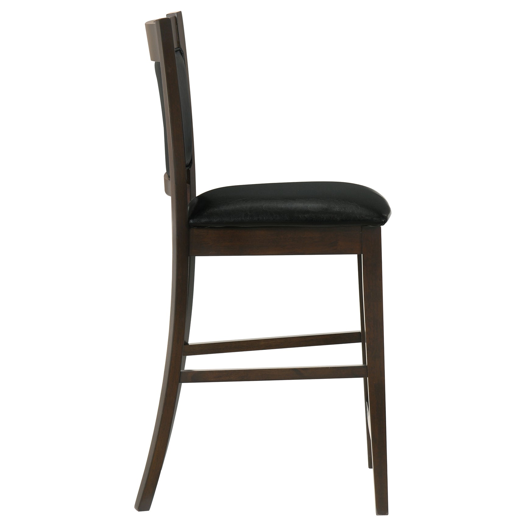 Jaden Upholstered Counter Chair Espresso (Set of 2) - Tampa Furniture Outlet
