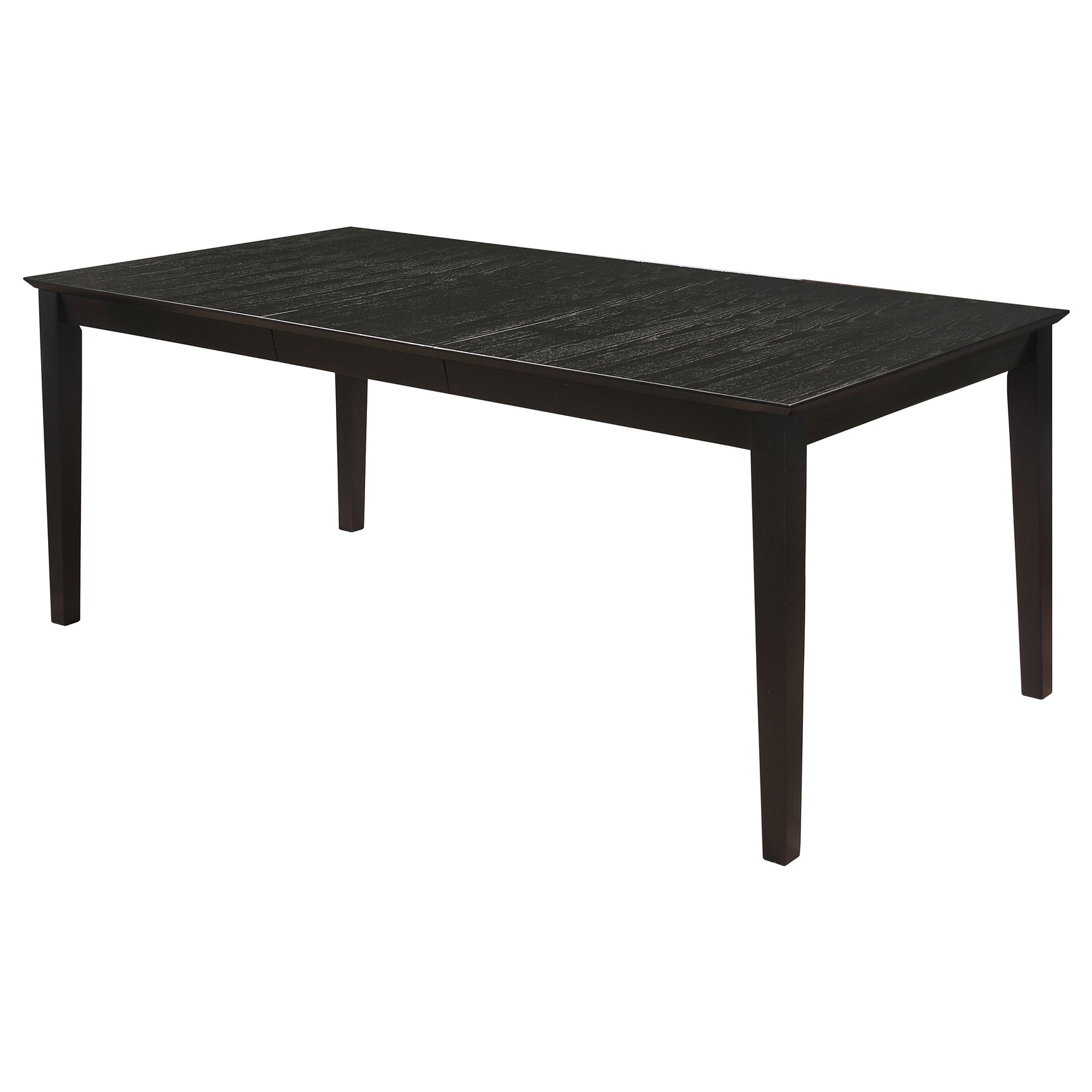 Louise 5-piece Rectangular Extension Leaf Dining Set Black - Tampa Furniture Outlet
