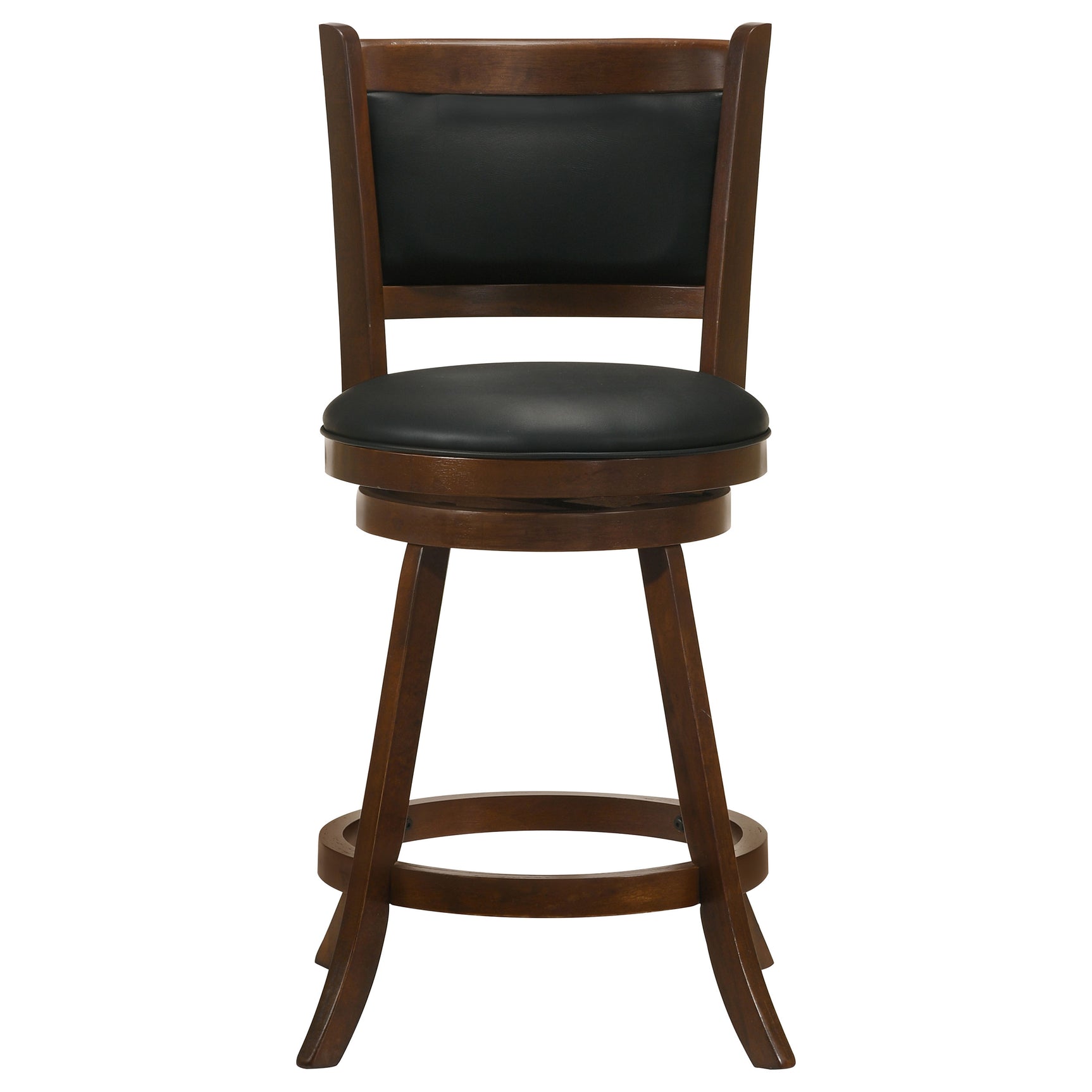 Broxton Upholstered Swivel Counter Chair Chestnut (Set of 2) - Tampa Furniture Outlet