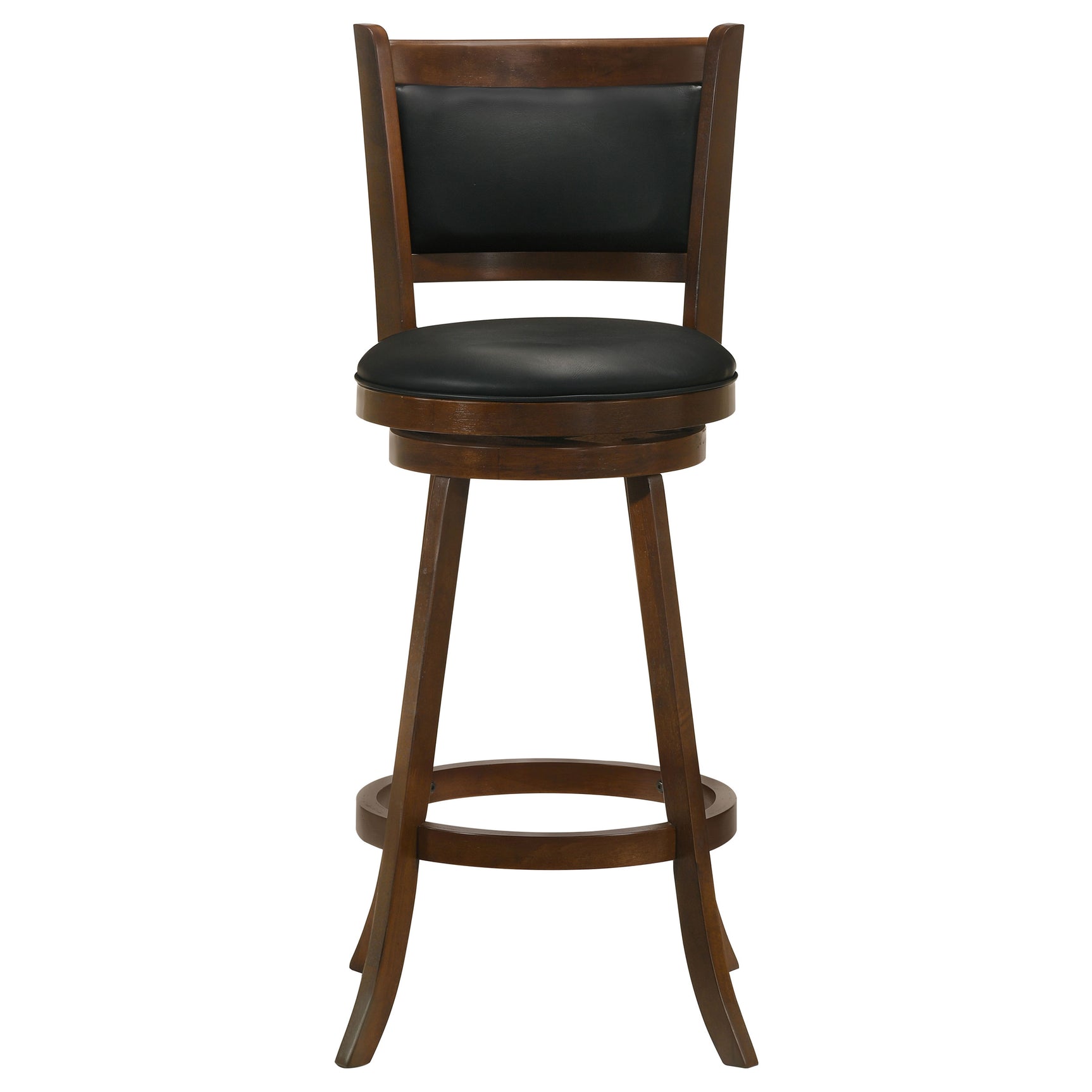 Broxton Upholstered Swivel Bar Chair Chestnut (Set of 2) - Tampa Furniture Outlet