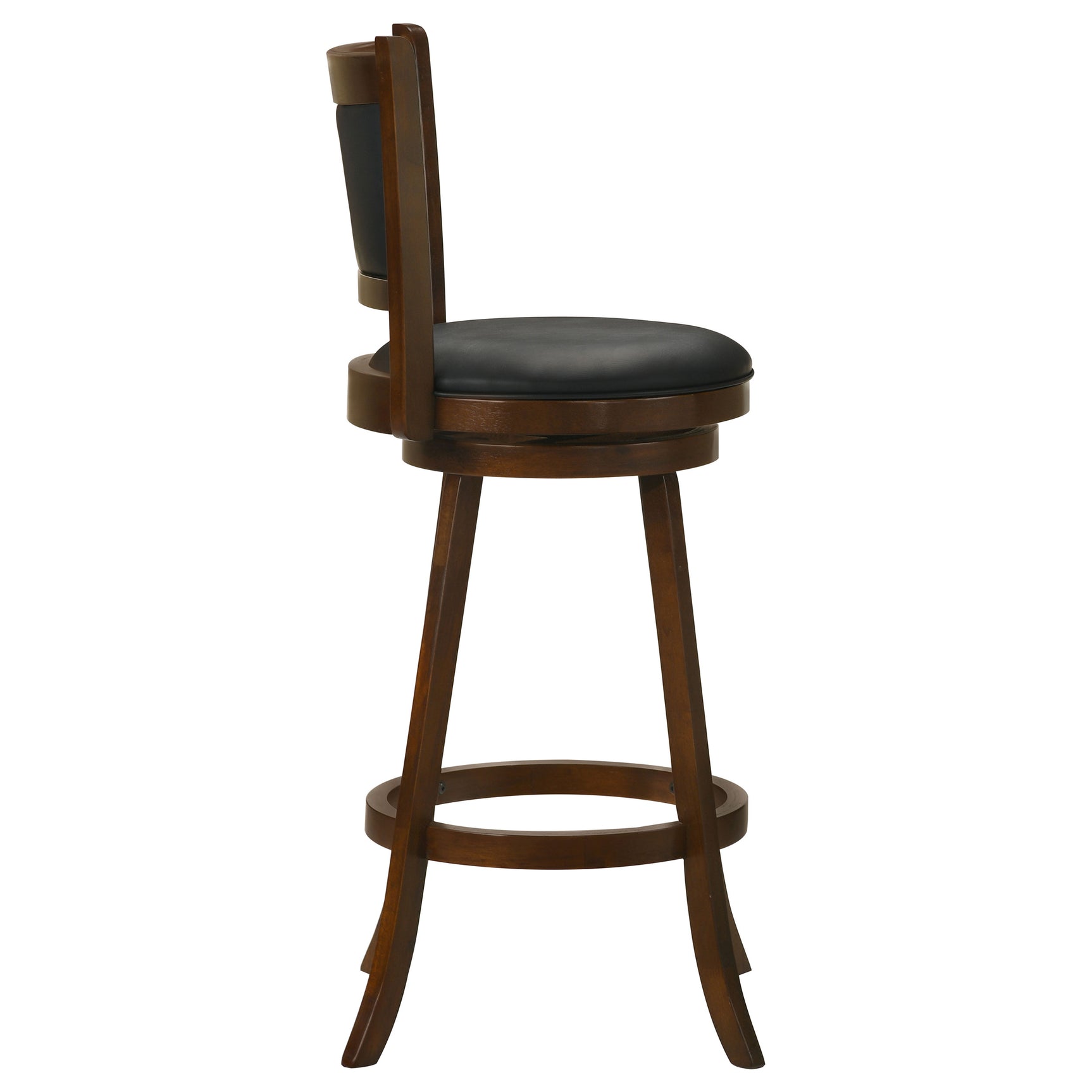 Broxton Upholstered Swivel Bar Chair Chestnut (Set of 2) - Tampa Furniture Outlet