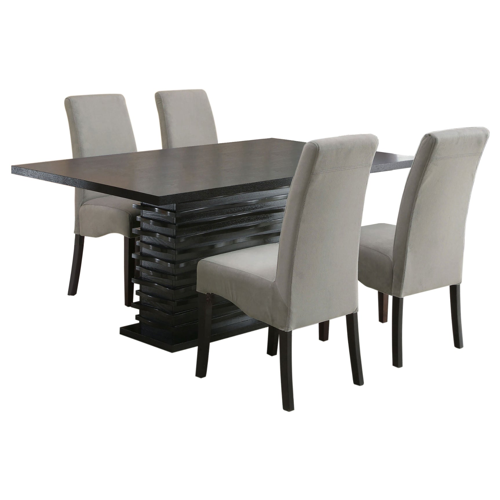 Stanton 5-piece Rectangular Dining Table Set Grey - Tampa Furniture Outlet