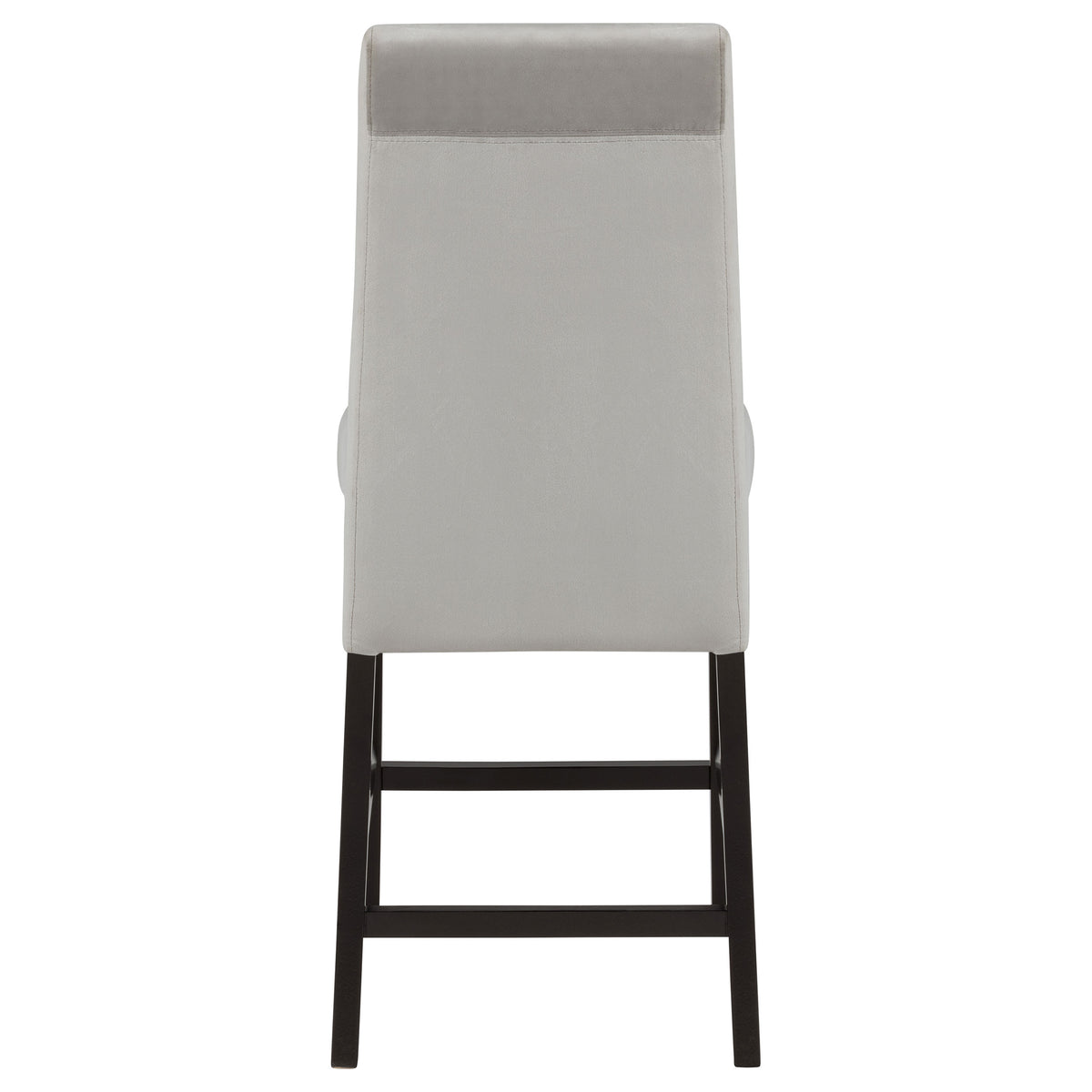 Stanton Velvet Upholstered Counter Chair Grey (Set of 2)