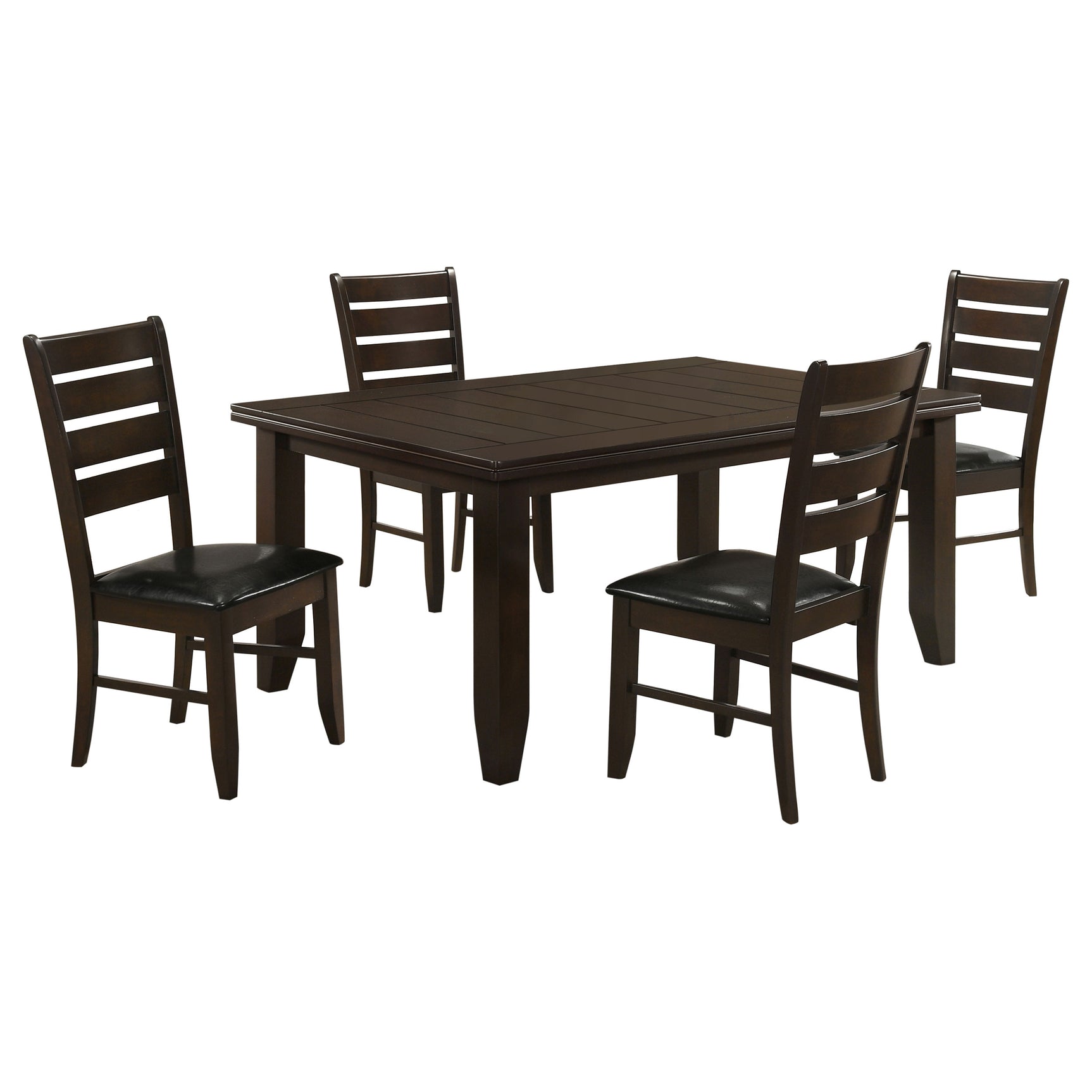 Dalila 5-piece Rectangular Dining Table Set Cappuccino - Tampa Furniture Outlet
