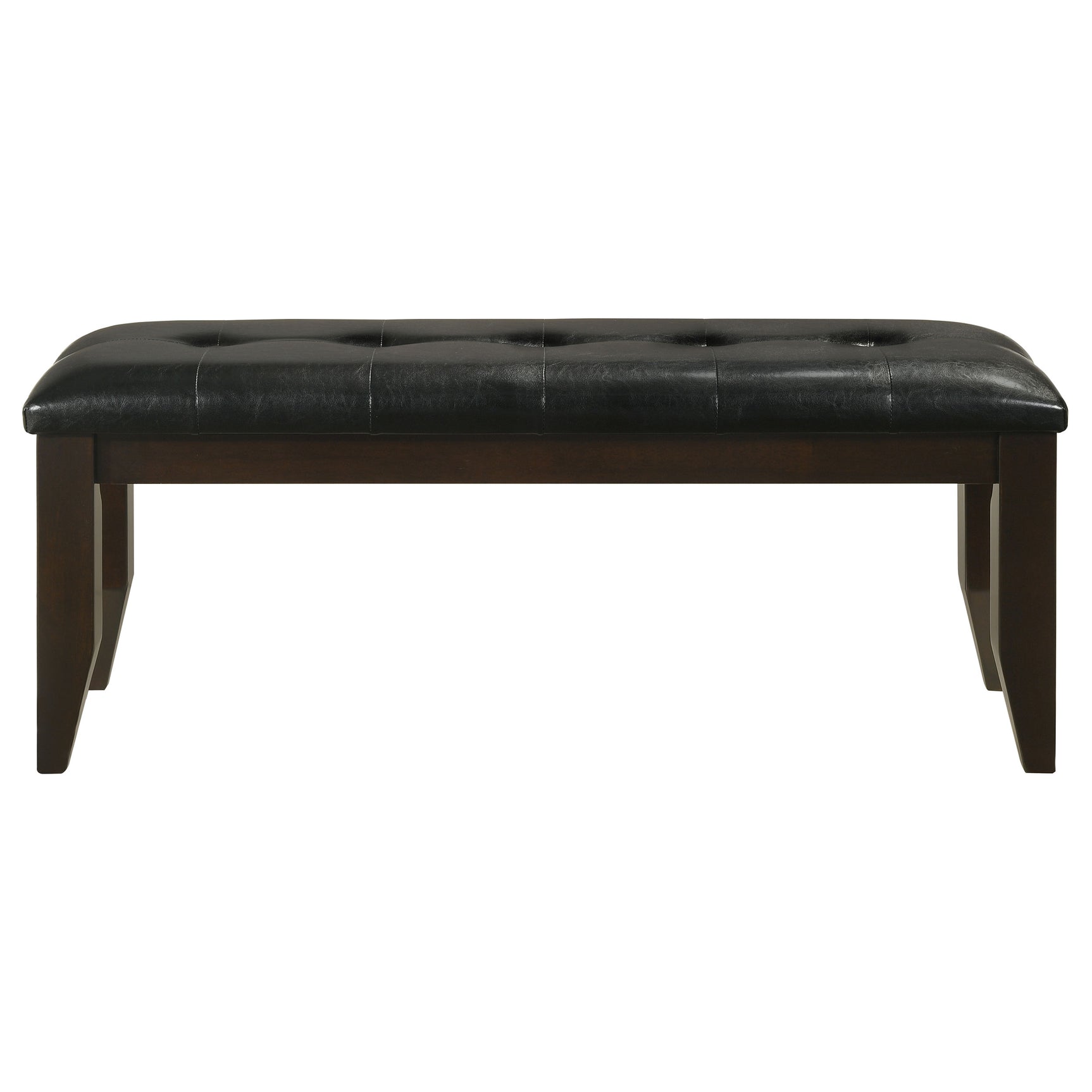 Dalila Leatherette Upholstered Wood Dining Bench Cappuccino - Tampa Furniture Outlet