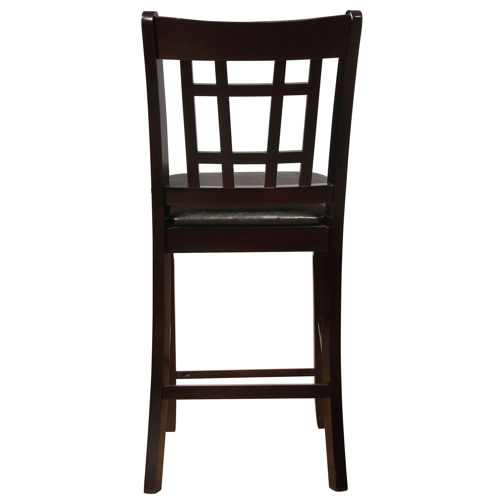 Lavon Wood Counter Height Dining Chair Black and Espresso (Set of 2) - Tampa Furniture Outlet