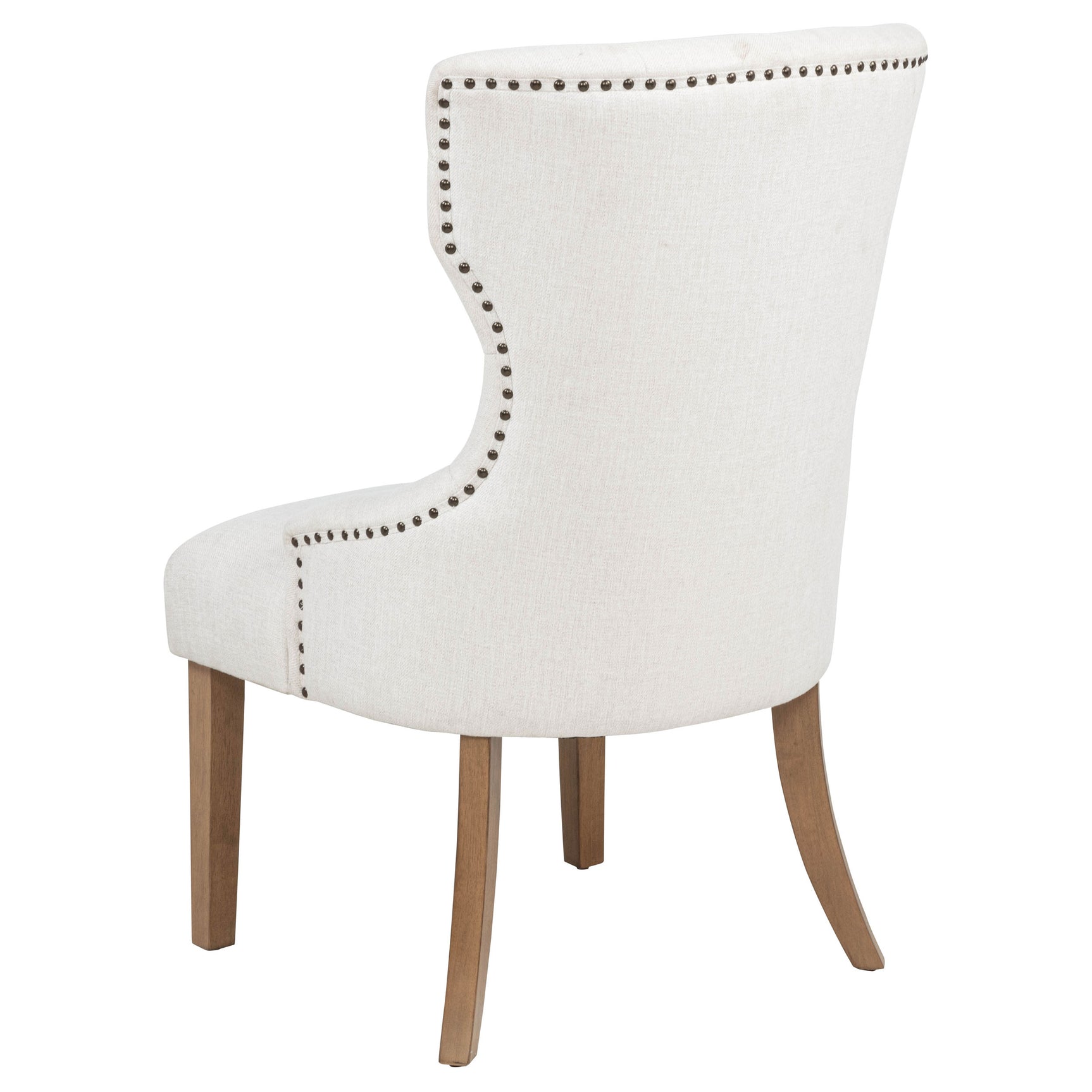 Baney Fabric Upholstered Dining Side Chair Beige and Rustic Grey - Tampa Furniture Outlet