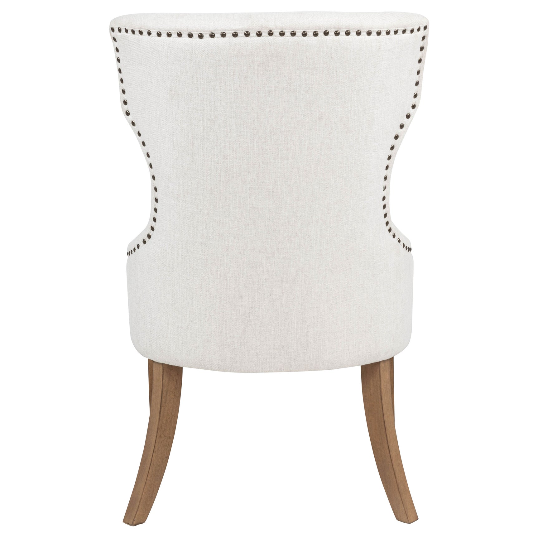 Baney Fabric Upholstered Dining Side Chair Beige and Rustic Grey - Tampa Furniture Outlet