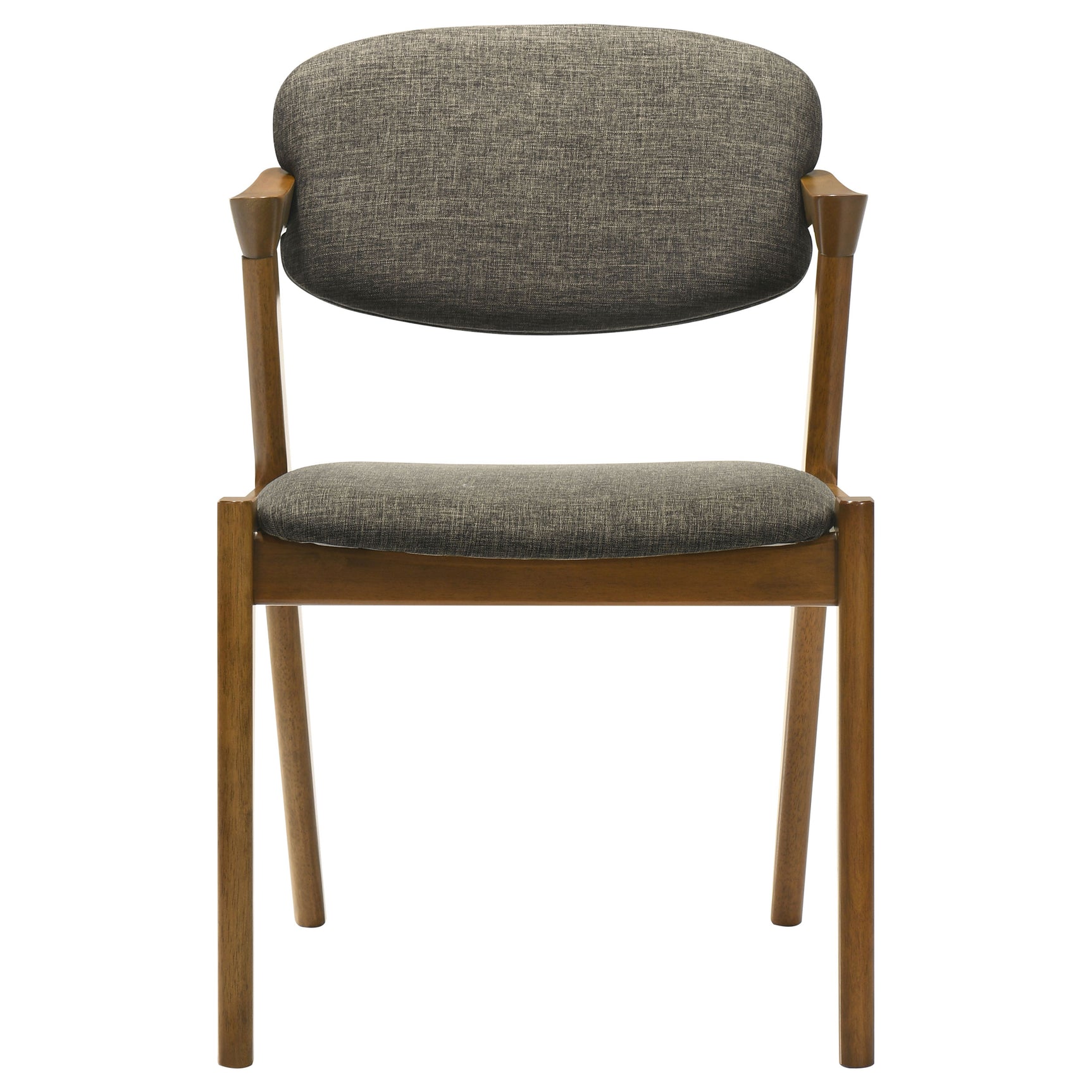 Malone Padded Wood Dining Arm Chair Dark Walnut (Set of 2) - Tampa Furniture Outlet