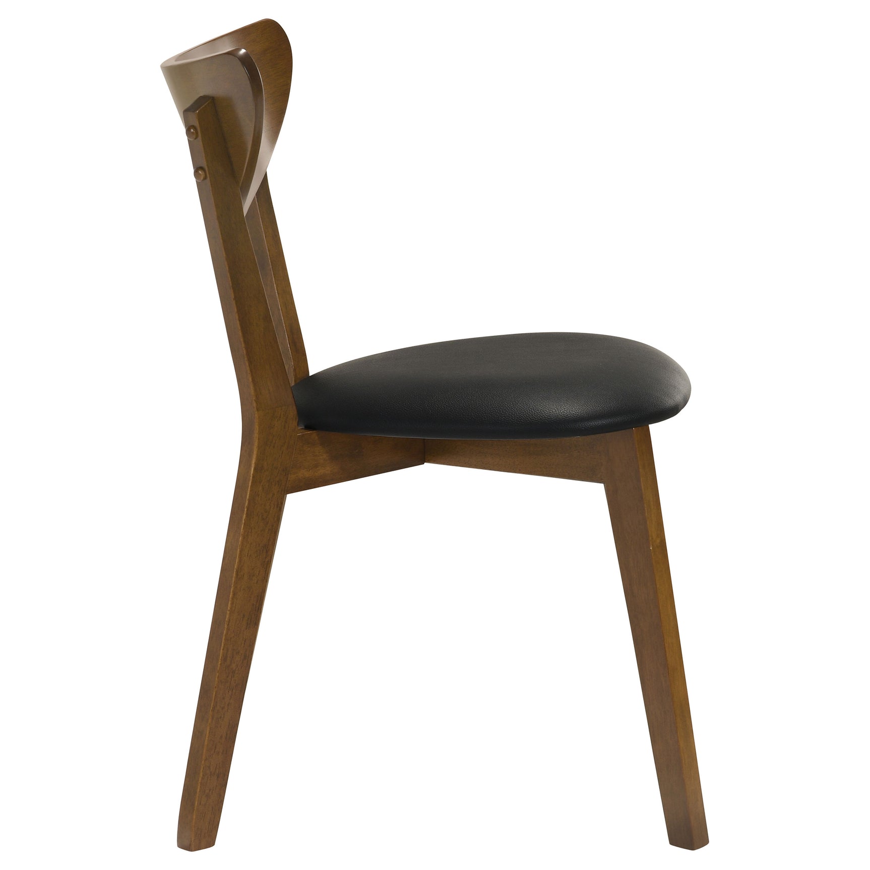 Jedda Wood Dining Side Chair Dark Walnut (Set of 2) - Tampa Furniture Outlet
