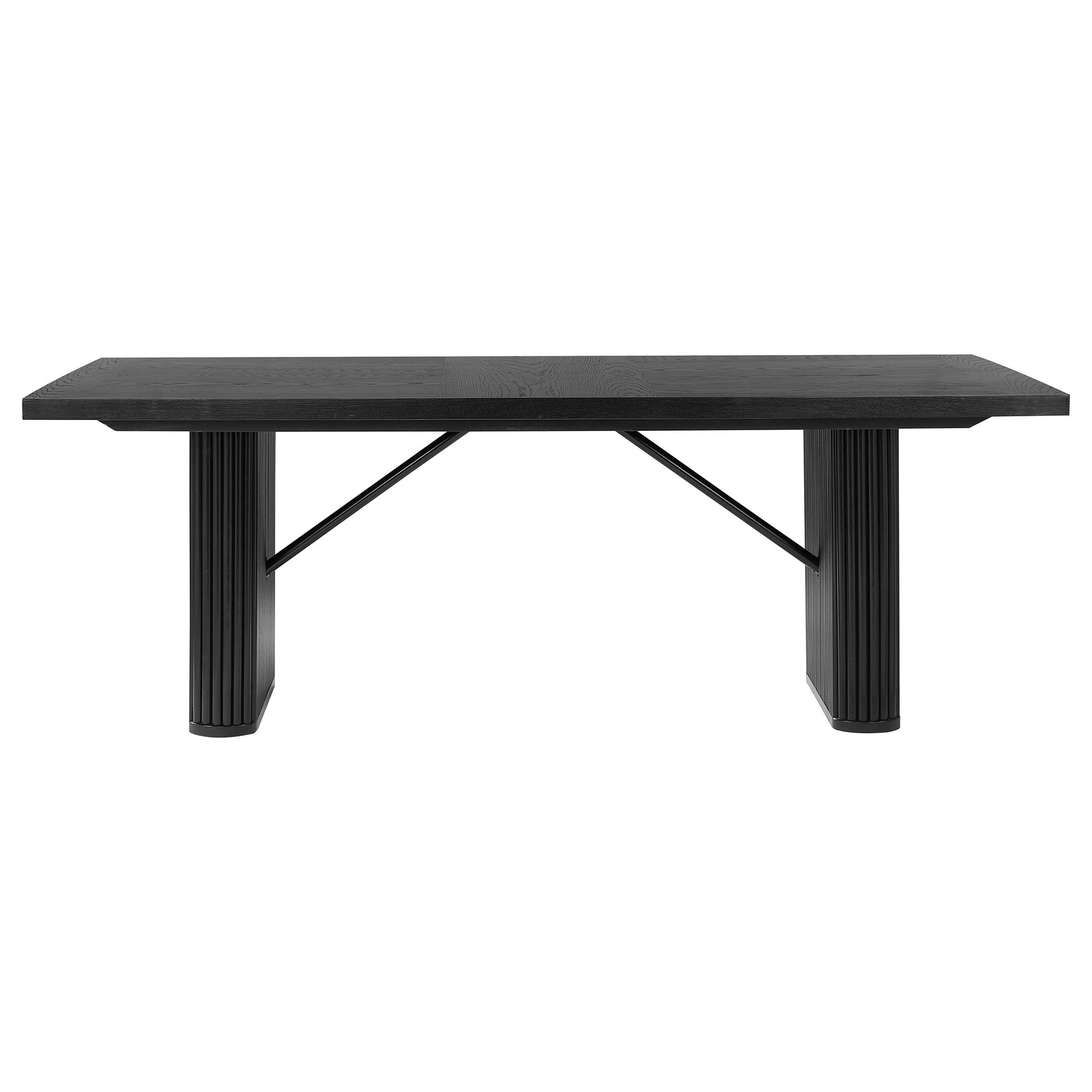 Catherine Rectangular 84-inch Wood Dining Table Black - Tampa Furniture Outlet