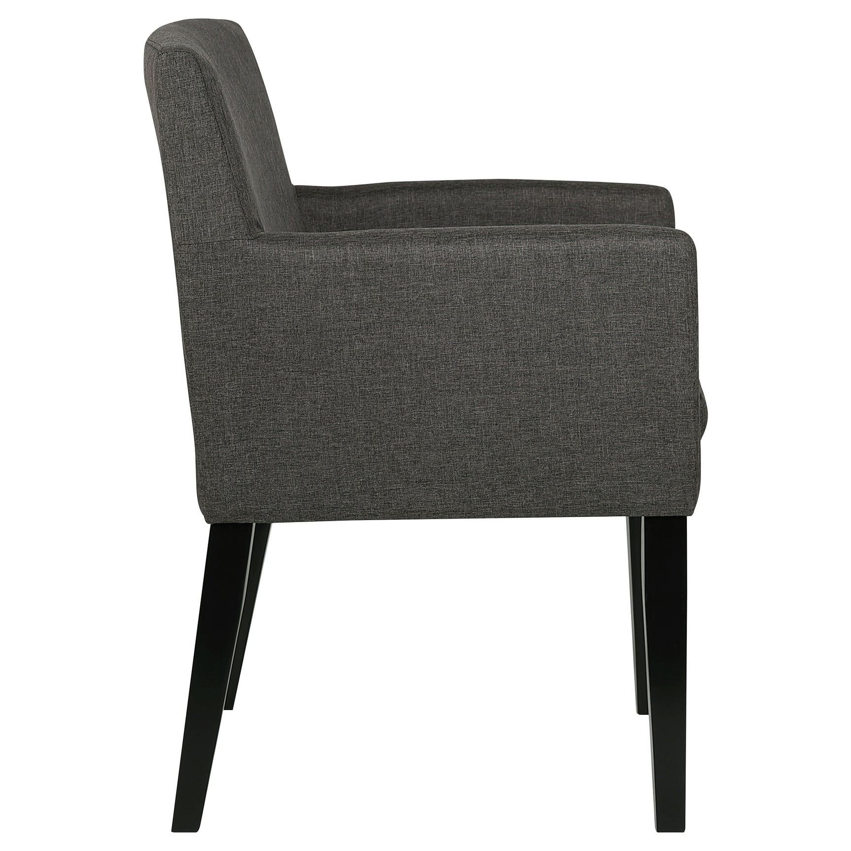 Catherine Upholstered Dining Arm Chair Grey (Set of 2) - Tampa Furniture Outlet