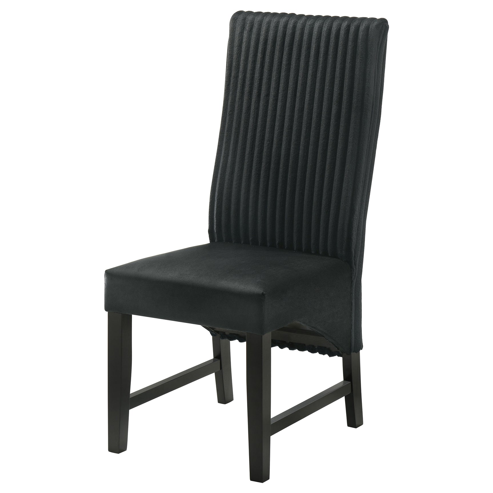 Barrand Upholstered Dining Side Chair Black (Set of 2) - Tampa Furniture Outlet