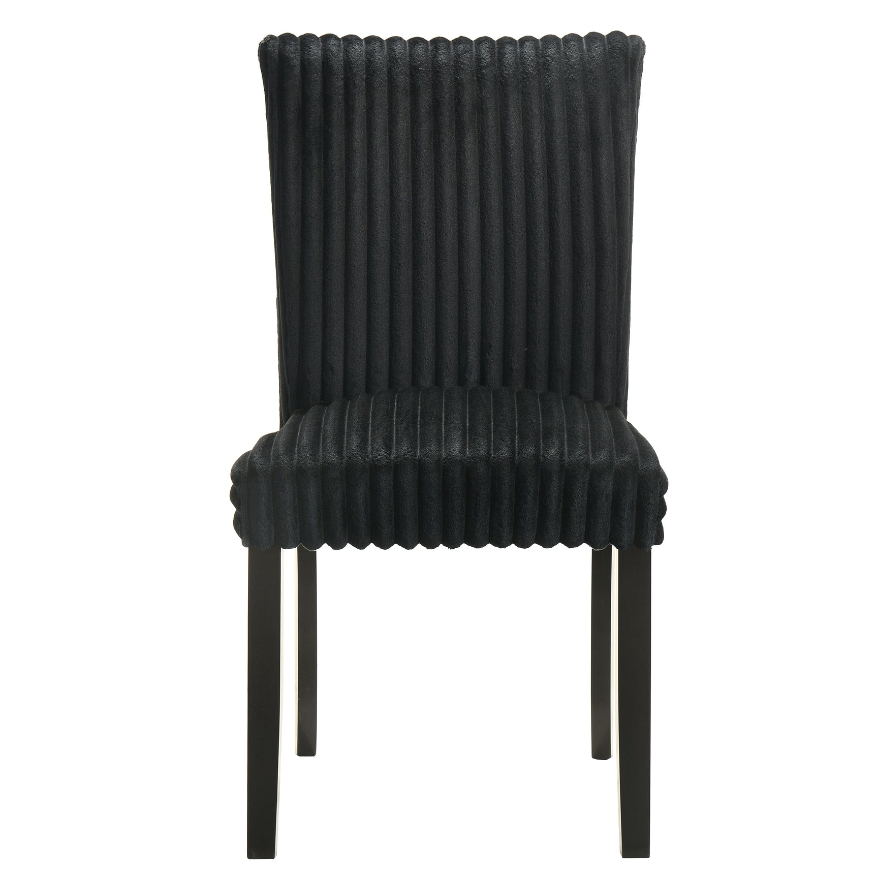 Dermott Upholstered Parson Dining Side Chair Black (Set of 2)