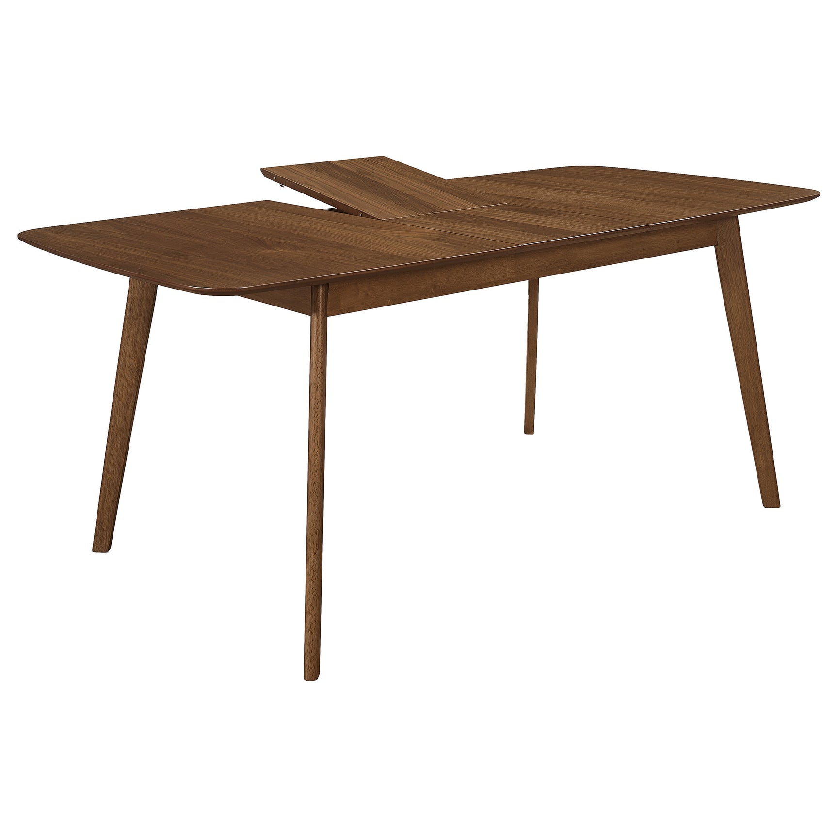 Redbridge 75-inch Extension Leaf Dining Table Natural Walnut - Tampa Furniture Outlet