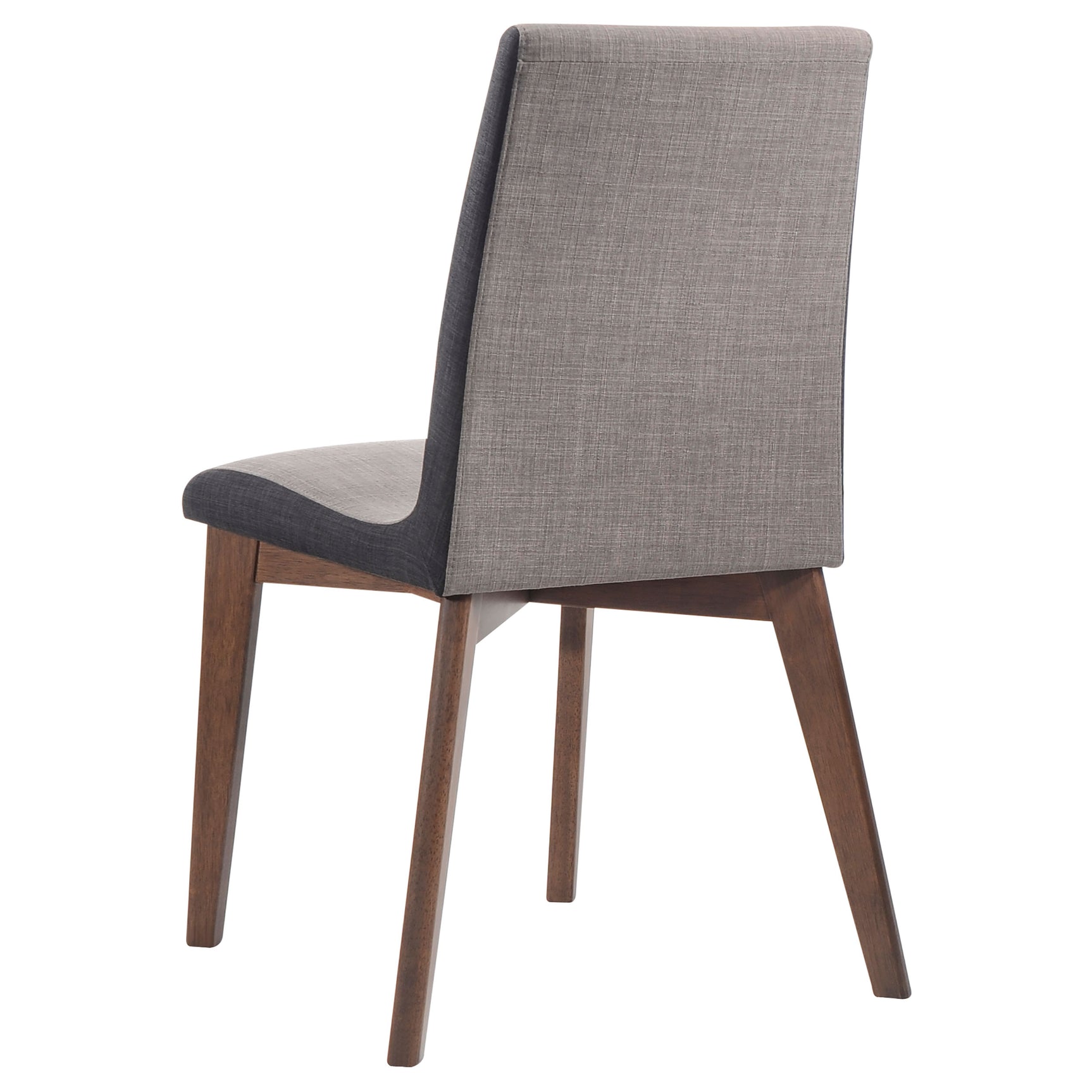Redbridge Upholstered Dining Side Chair Walnut (Set of 2) - Tampa Furniture Outlet