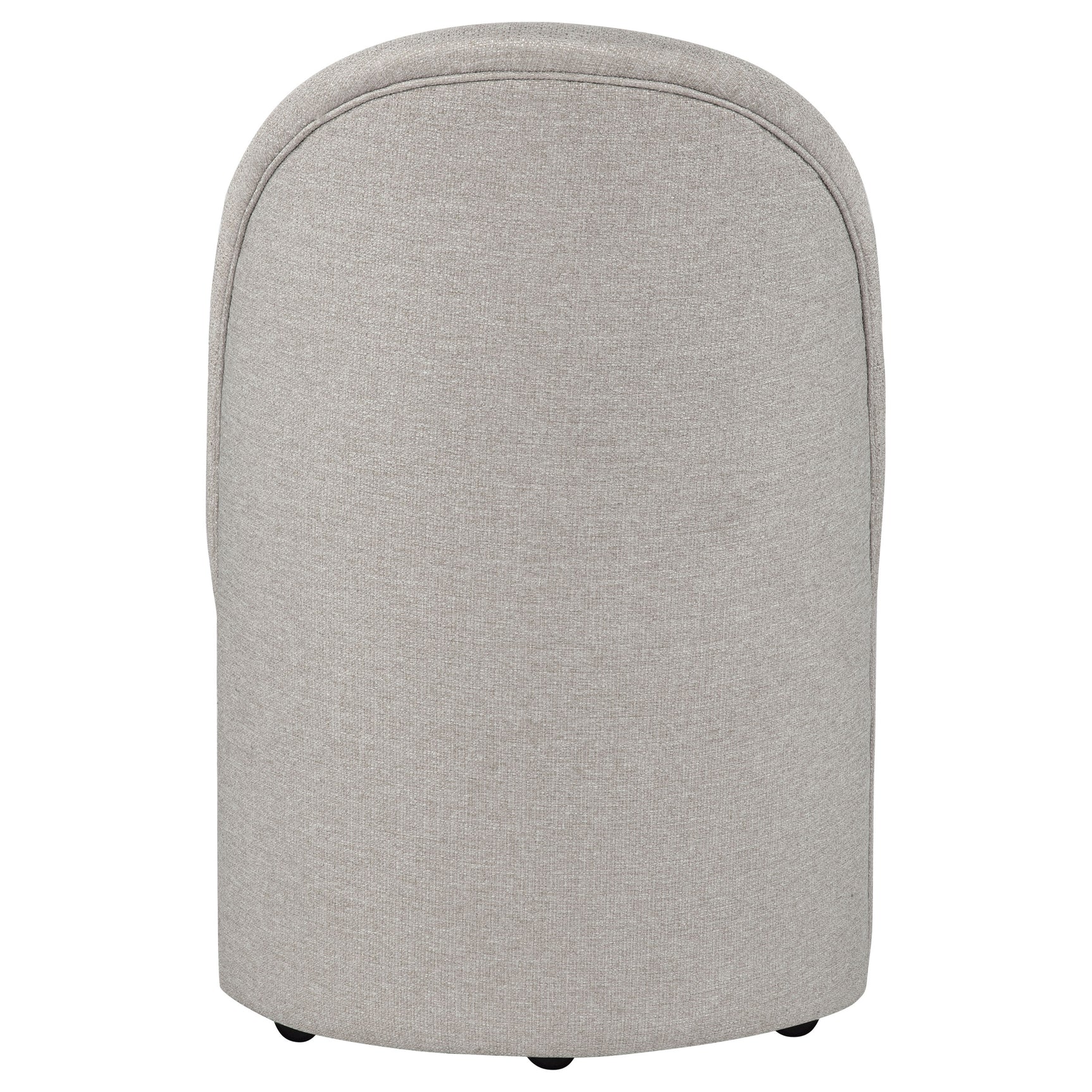 Aubrey Upholstered Barrel Dining Side Chair Beige (Set of 2)