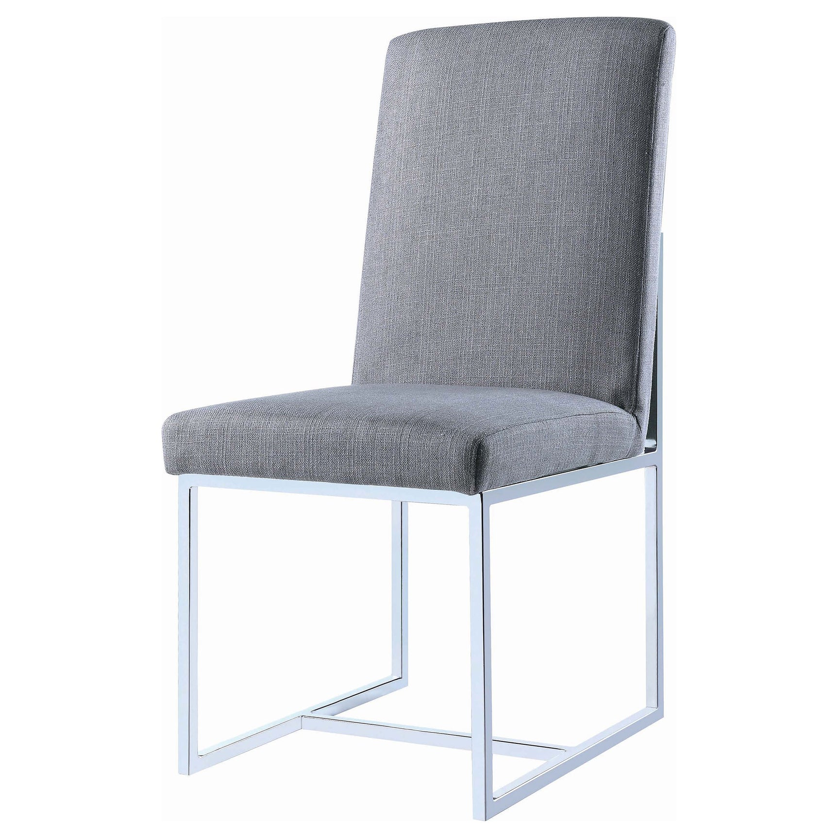Mackinnon Upholstered Dining Side Chair Grey (Set of 2) - Tampa Furniture Outlet