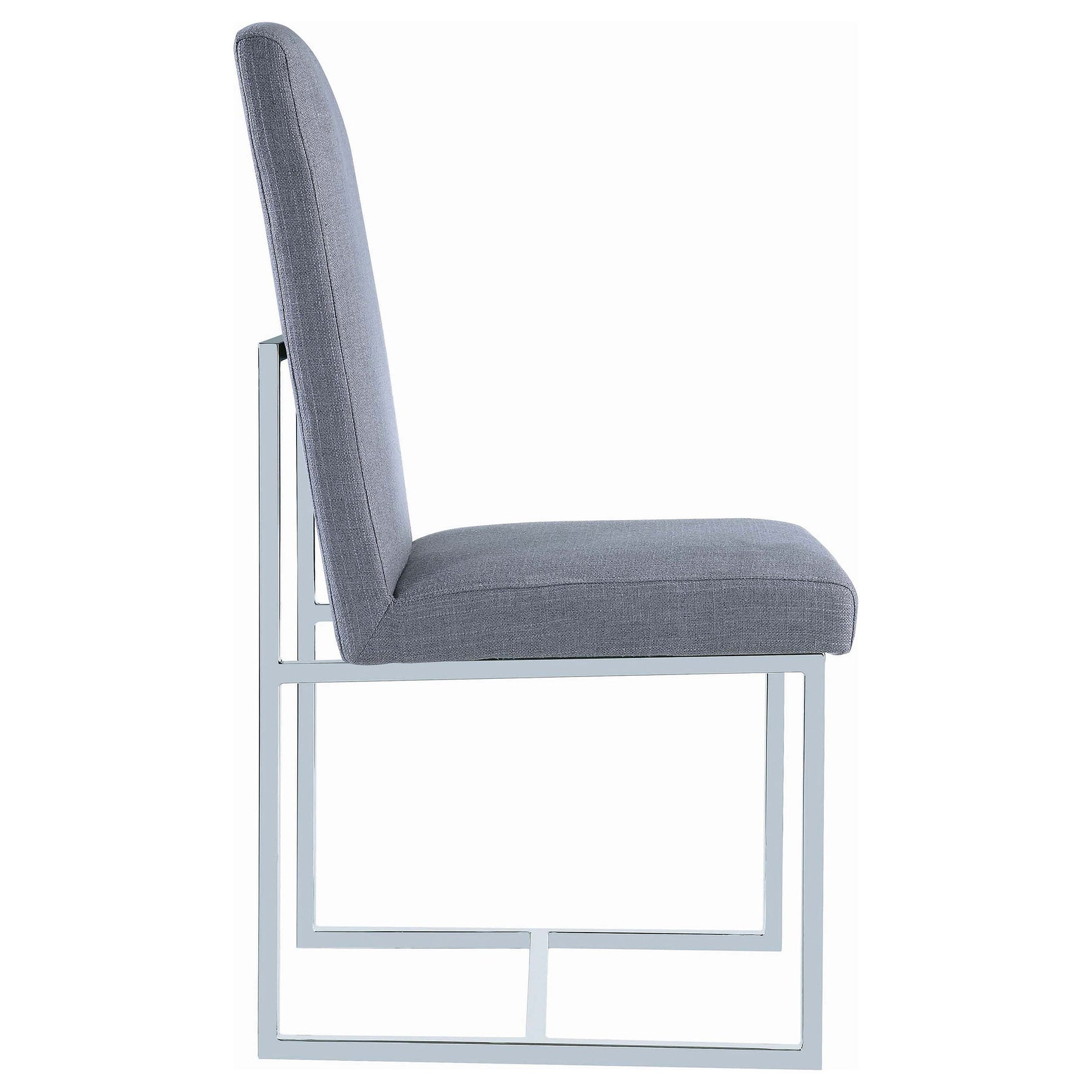 Mackinnon Upholstered Dining Side Chair Grey (Set of 2) - Tampa Furniture Outlet