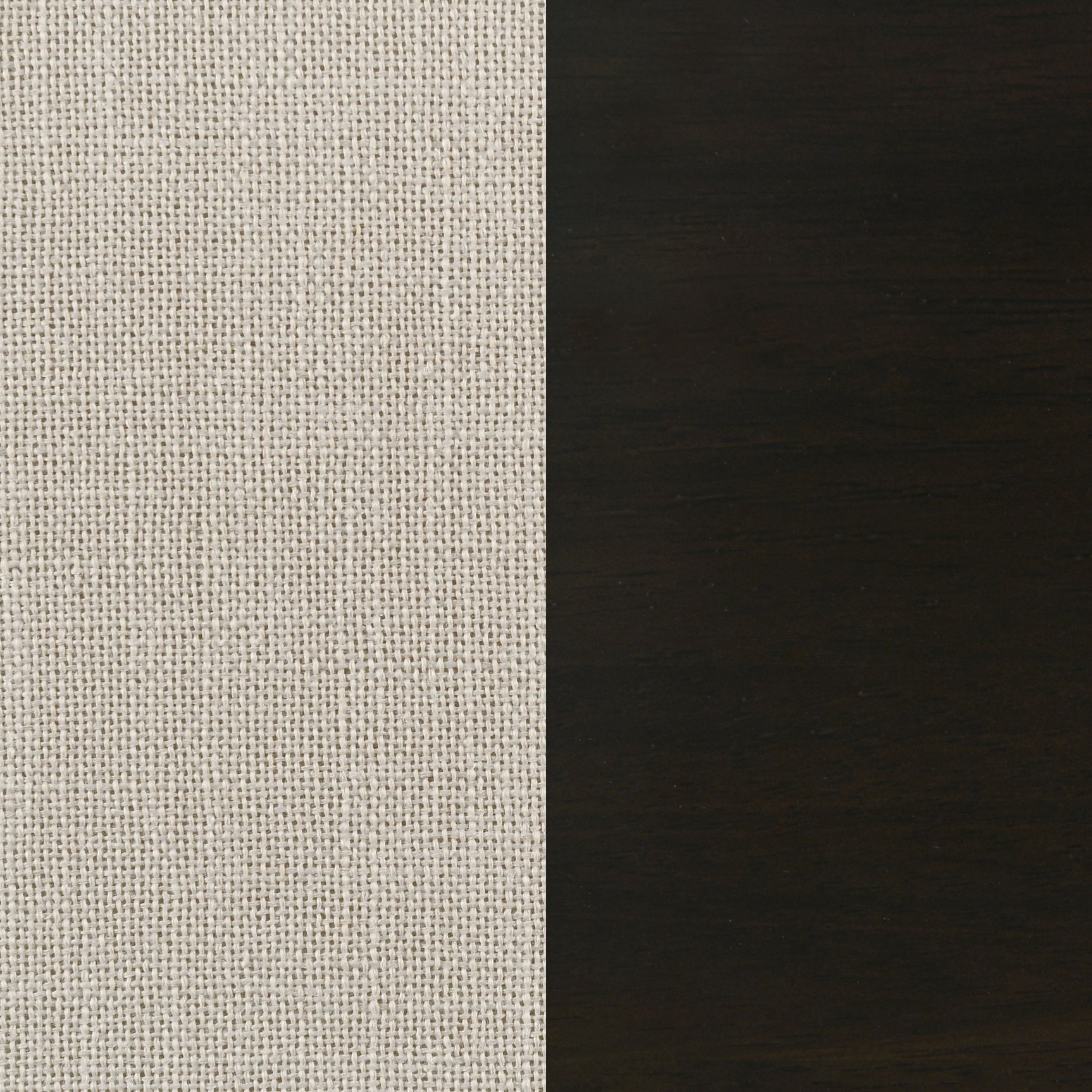 Alana Upholstered Dining Side Chair Beige Smokey Black (Set of 2)
