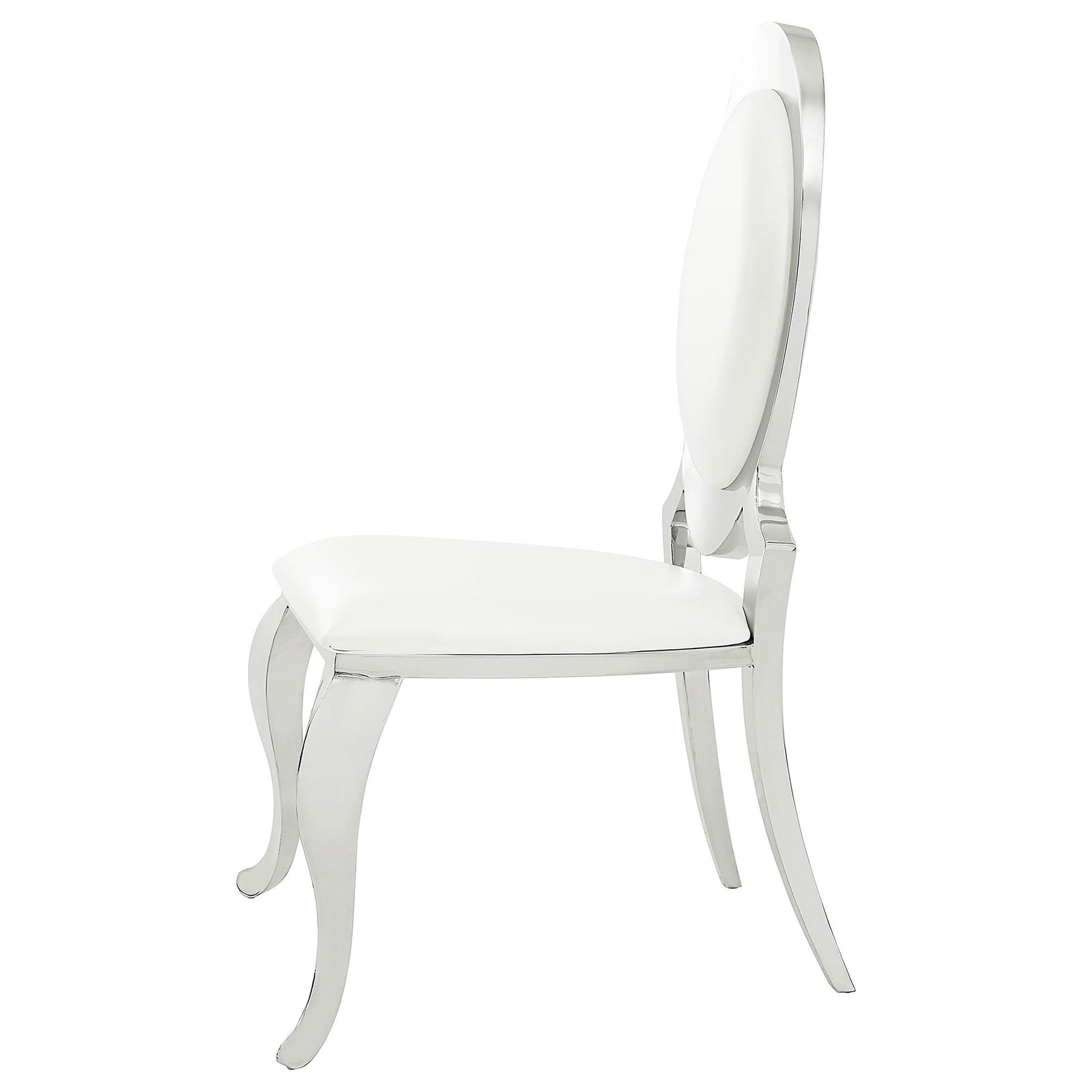 Anchorage Upholstered Dining Chair Cream White (Set of 2) - Tampa Furniture Outlet