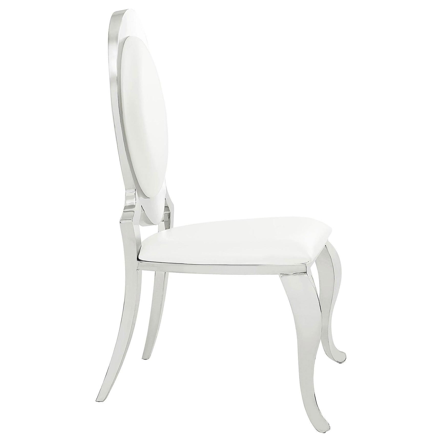 Anchorage Upholstered Dining Chair Cream White (Set of 2) - Tampa Furniture Outlet