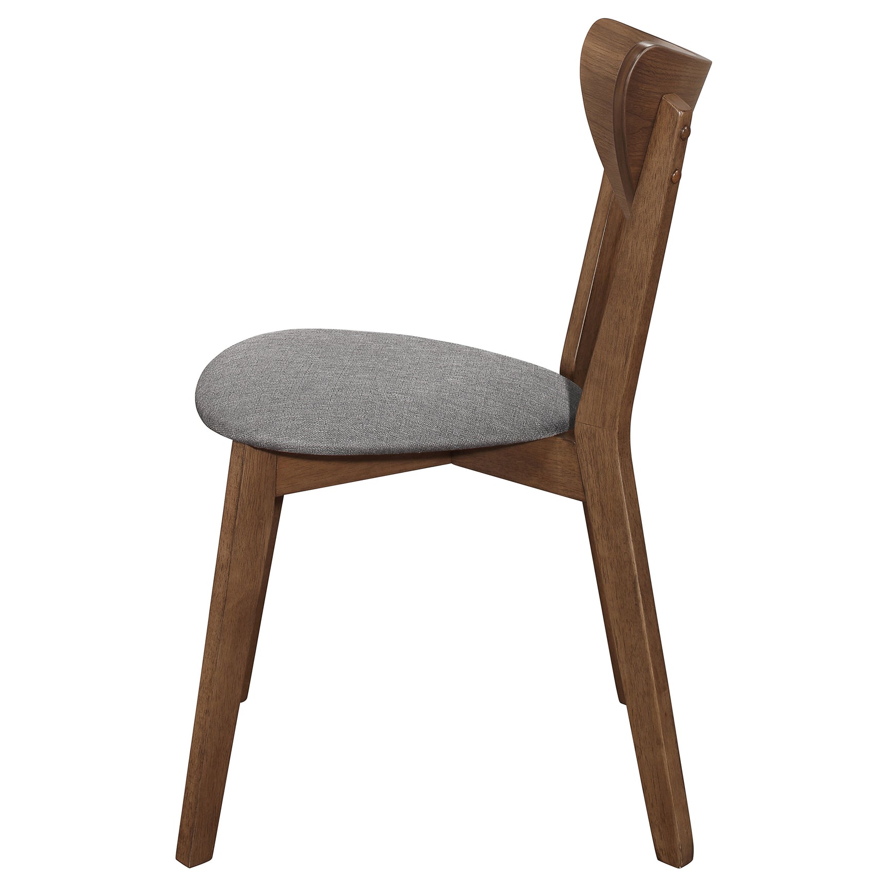 Alfredo Dining Side Chair Grey and Natural Walnut (Set of 2) - Tampa Furniture Outlet
