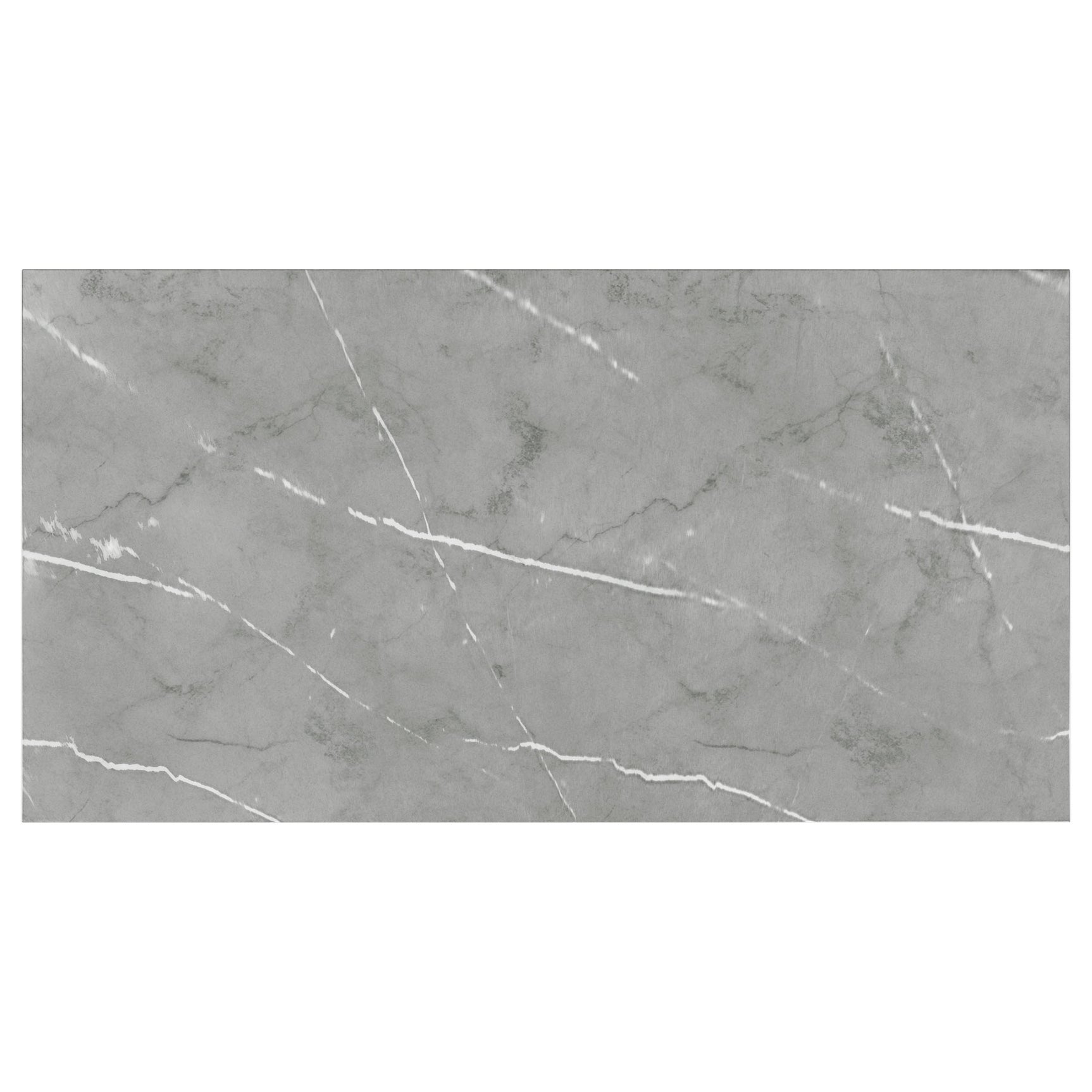 Sterling 72-inch Rectangular Dining Table Grey Faux Marble - Tampa Furniture Outlet