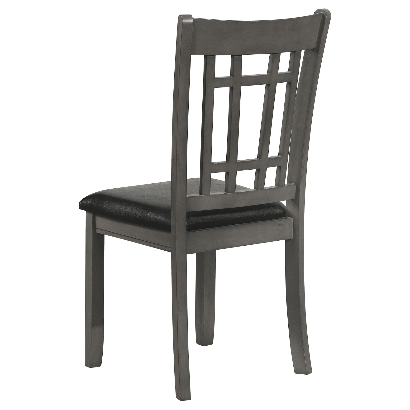 Lavon Wood Dining Side Chair Black and Medium Grey (Set of 2) - Tampa Furniture Outlet