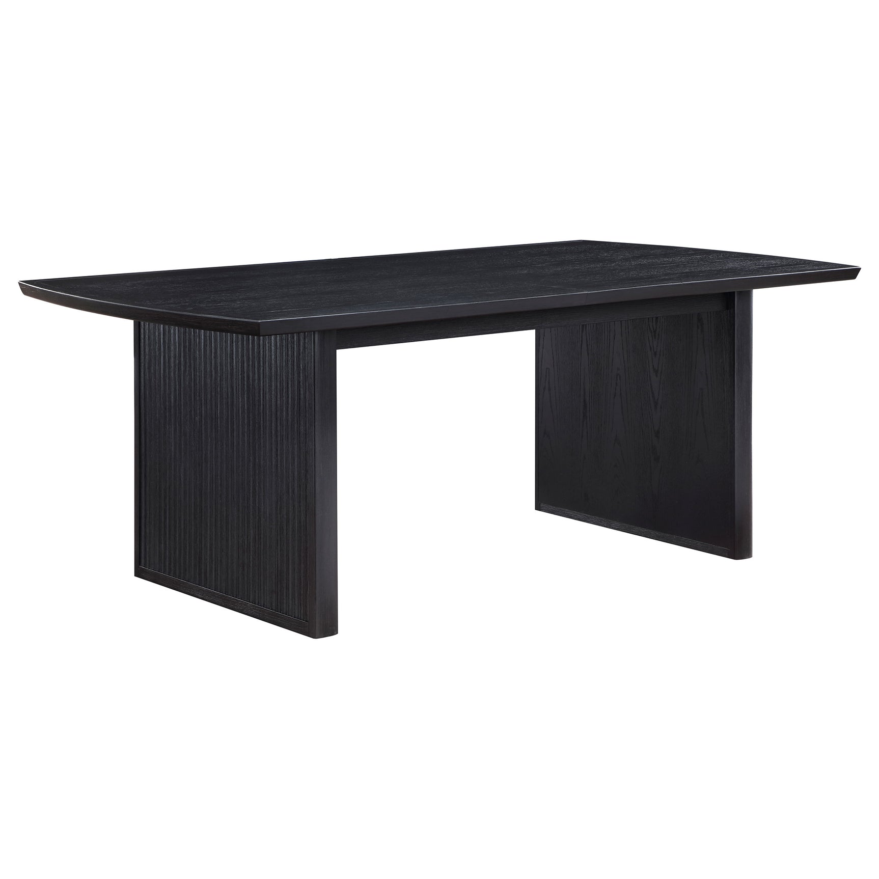Brookmead 100-inch Extension Leaf Dining Table Black - Tampa Furniture Outlet