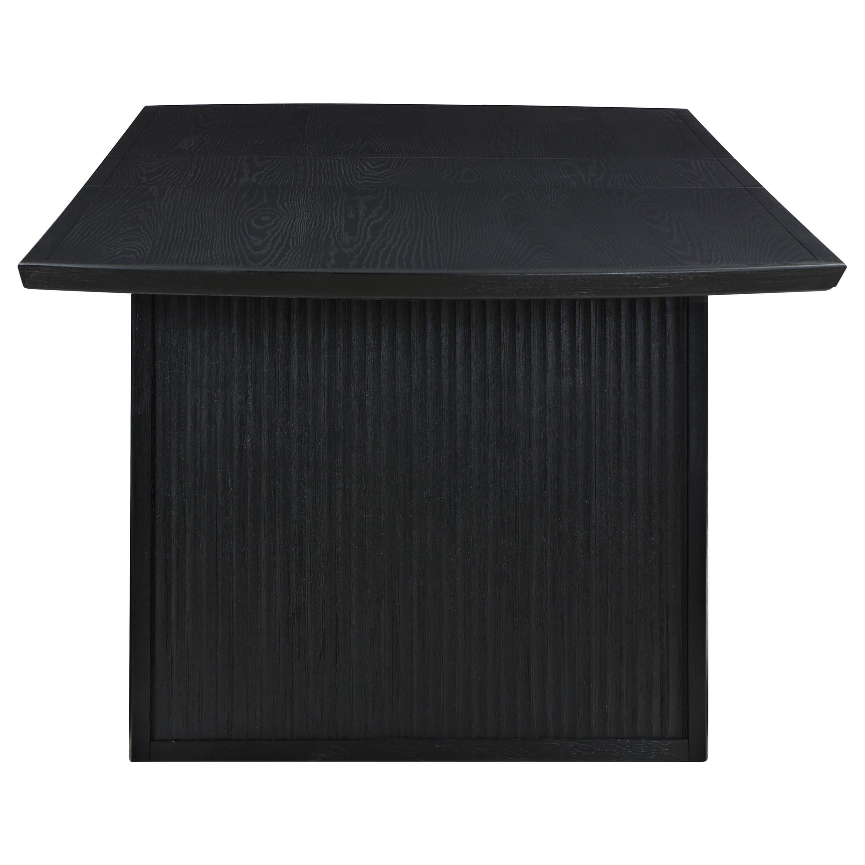 Brookmead 100-inch Extension Leaf Dining Table Black - Tampa Furniture Outlet