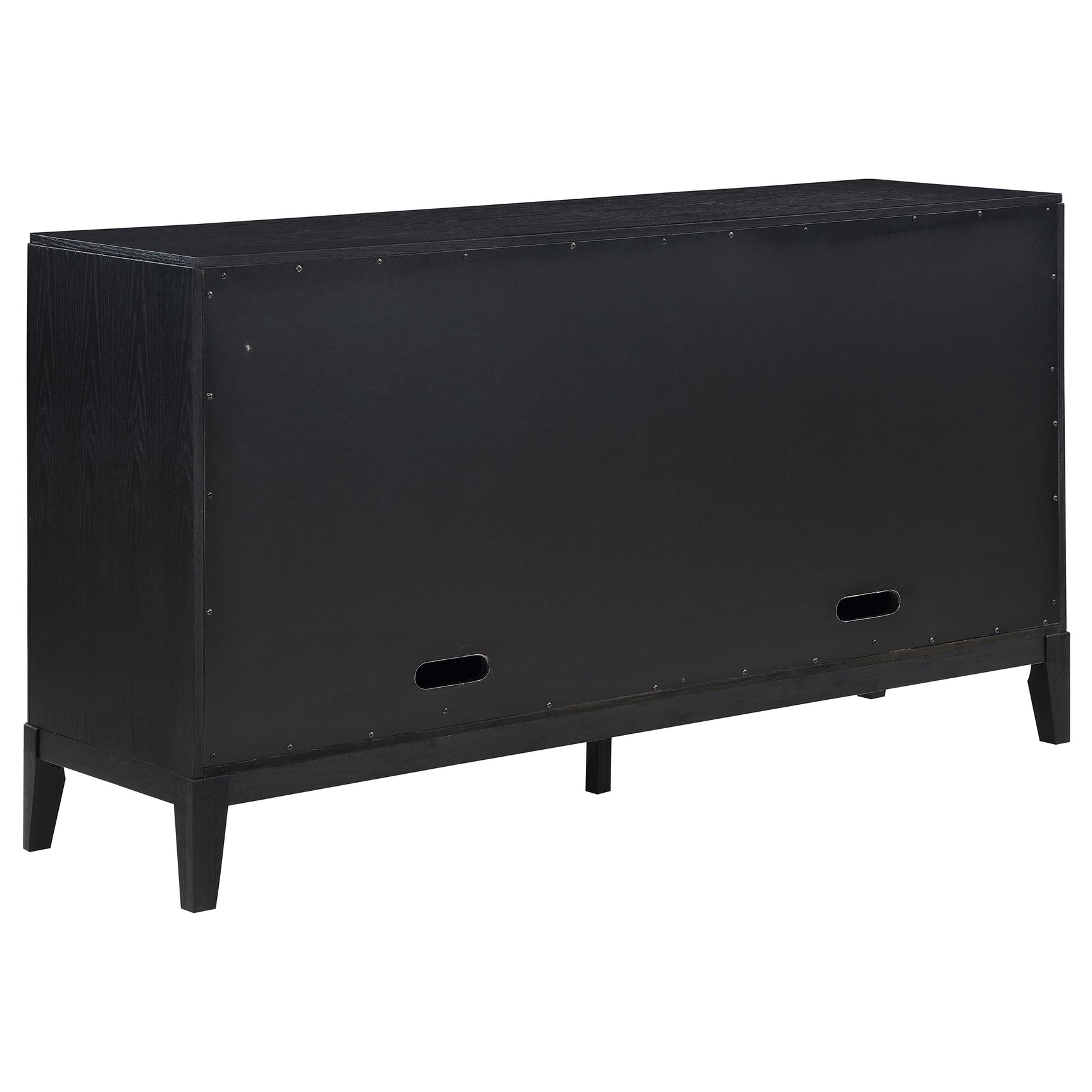 Brookmead 4-door Sideboard Buffet Storage Cabinet Black - Tampa Furniture Outlet