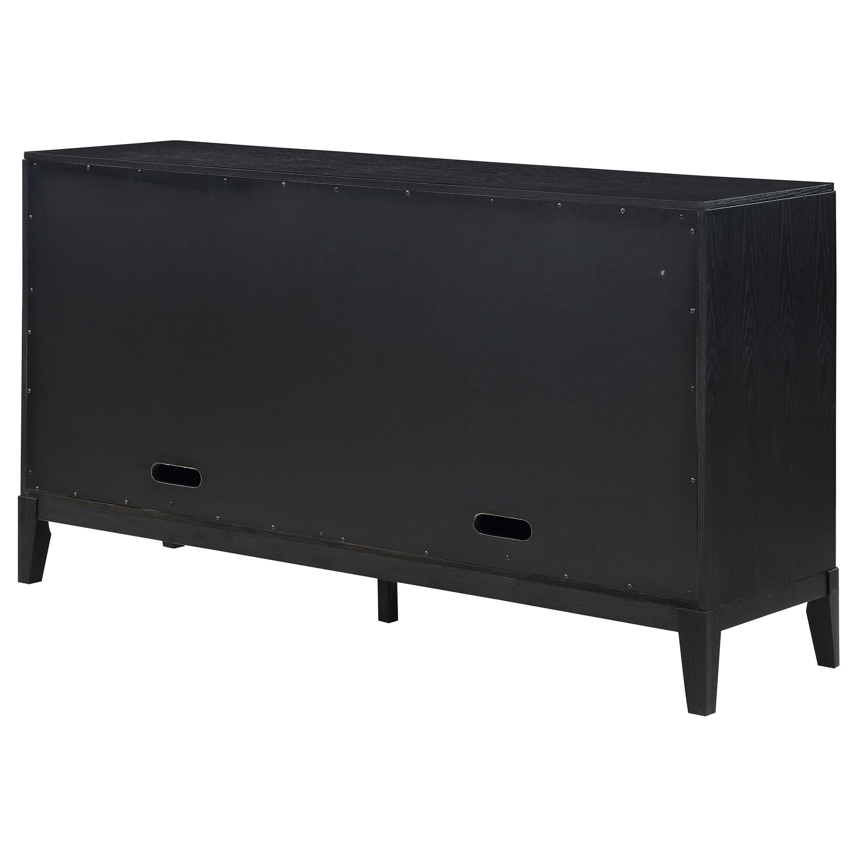 Brookmead 4-door Sideboard Buffet Storage Cabinet Black - Tampa Furniture Outlet