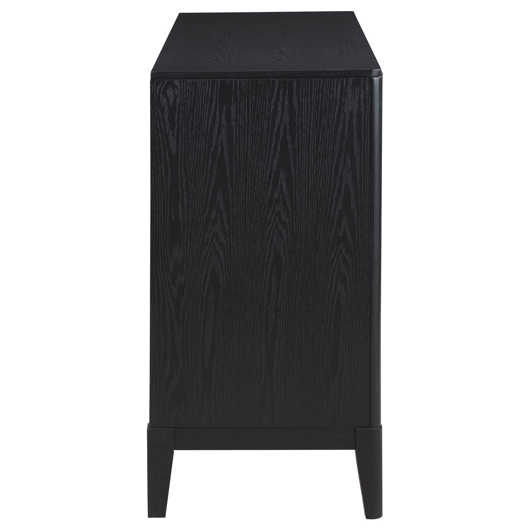 Brookmead 4-door Sideboard Buffet Storage Cabinet Black - Tampa Furniture Outlet