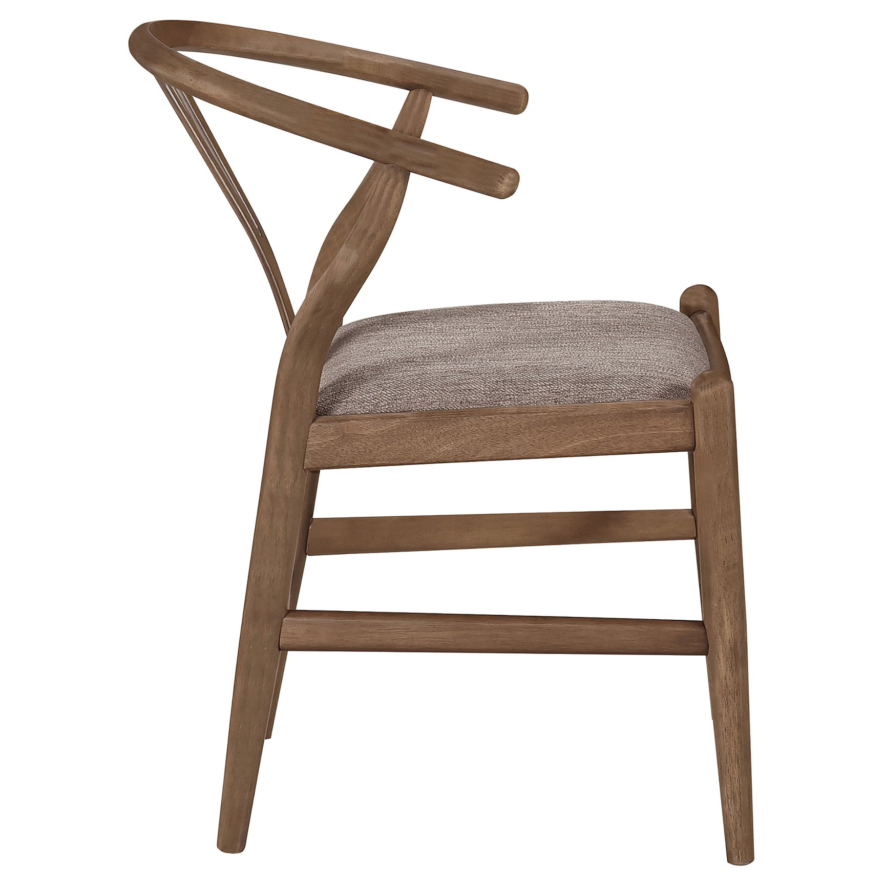 Dinah Wood Wishbone Dining Side Chair Walnut (Set of 2) - Tampa Furniture Outlet