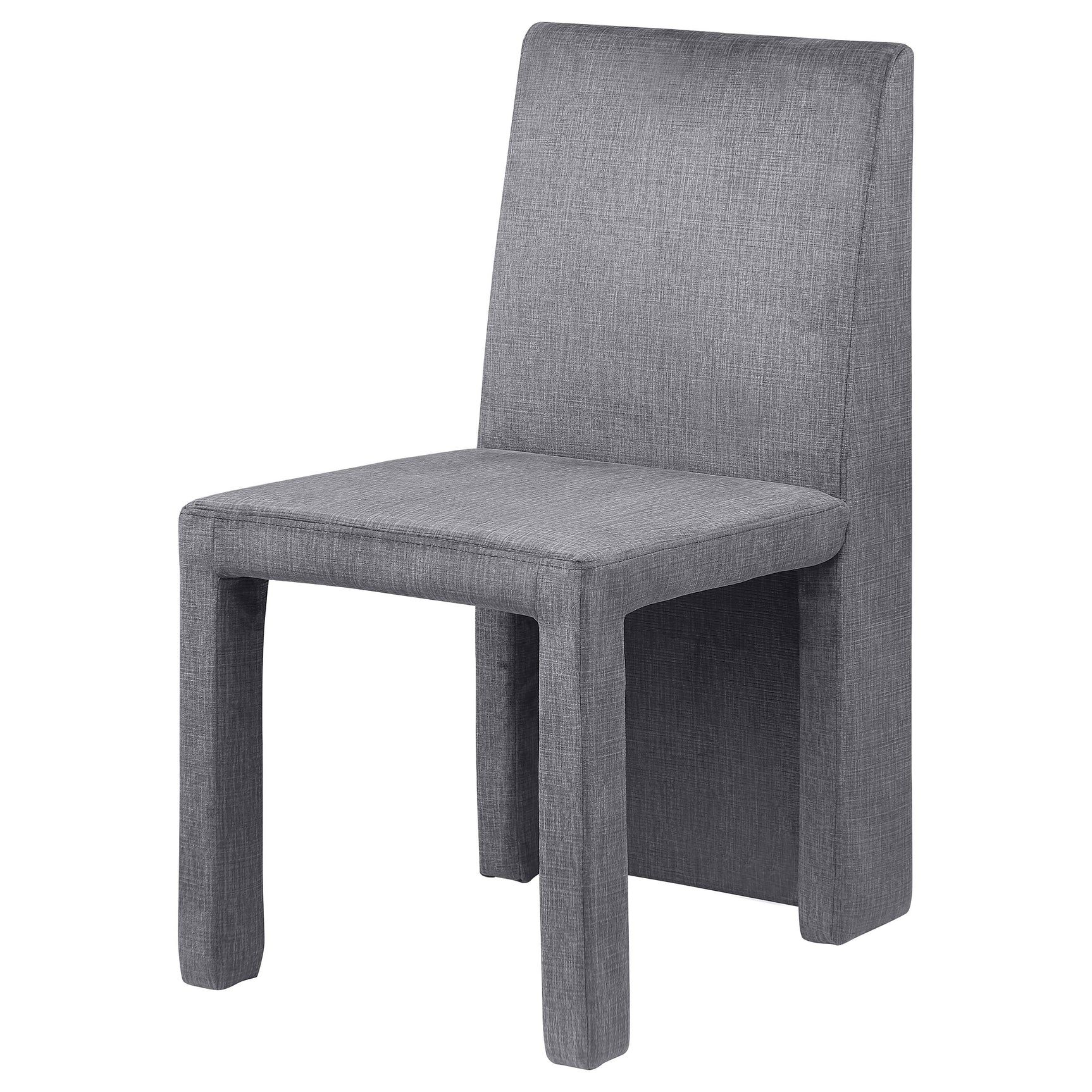 Tordera Velvet Upholstered Dining Side Chair Grey (Set of 2) - Tampa Furniture Outlet
