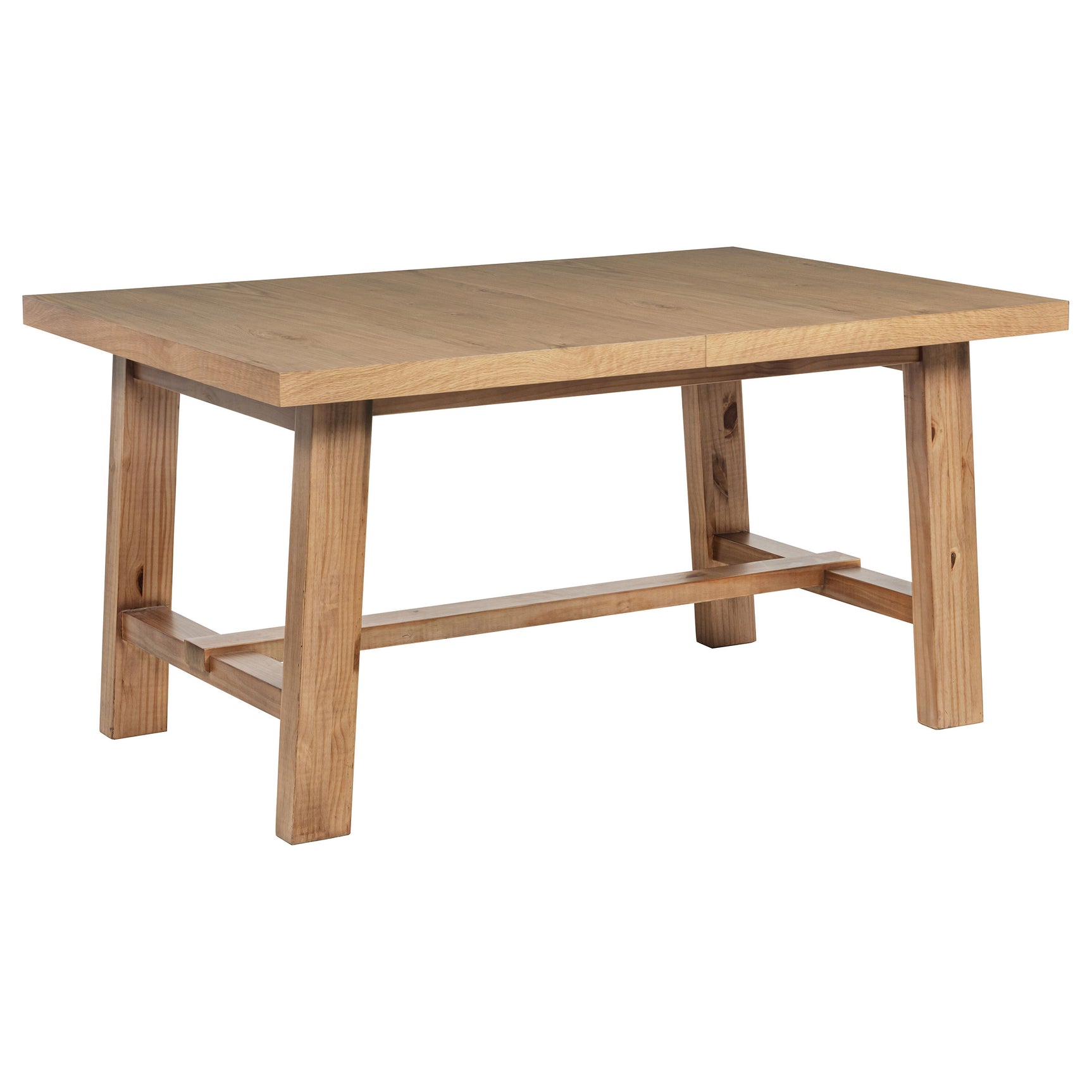 Middleton 76-inch Extension Leaf Dining Table Natural Brown - Tampa Furniture Outlet