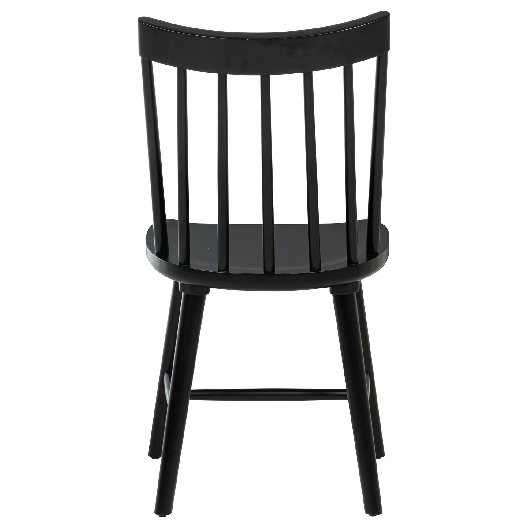 Middleton Solid Wood Dining Side Chair Black (Set of 2) - Tampa Furniture Outlet