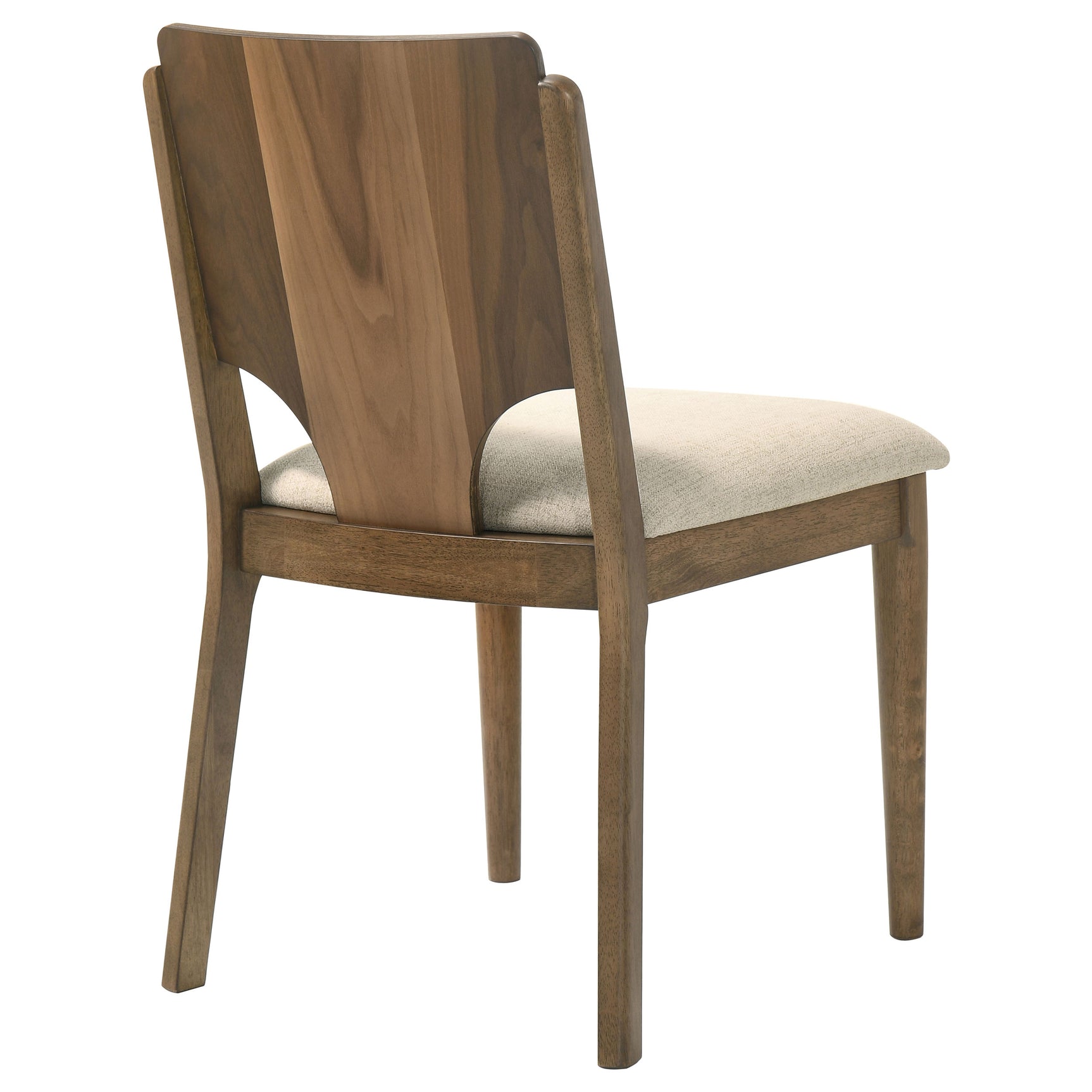 Crestmore Dining Chair Upholstered Seat Walnut (Set of 2) - Tampa Furniture Outlet