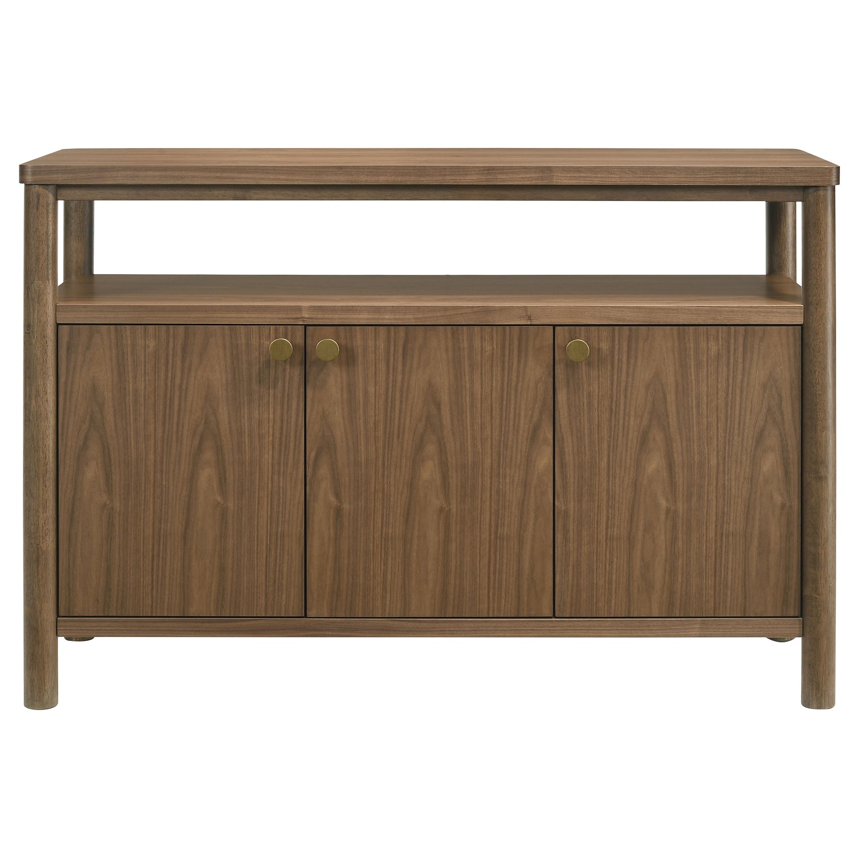 Crestmore 52-inch Dining Cabinet Sideboard Buffet Walnut - Tampa Furniture Outlet