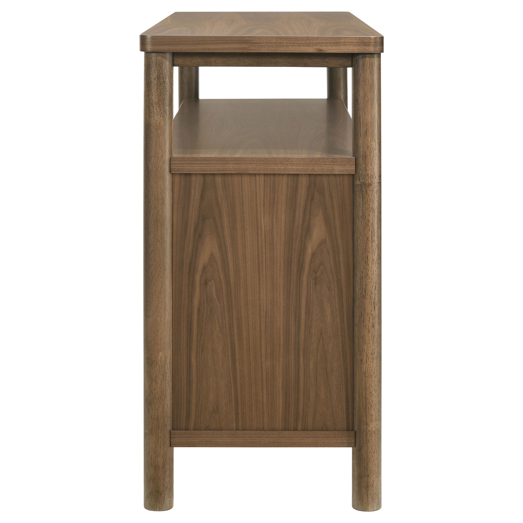 Crestmore 52-inch Dining Cabinet Sideboard Buffet Walnut - Tampa Furniture Outlet